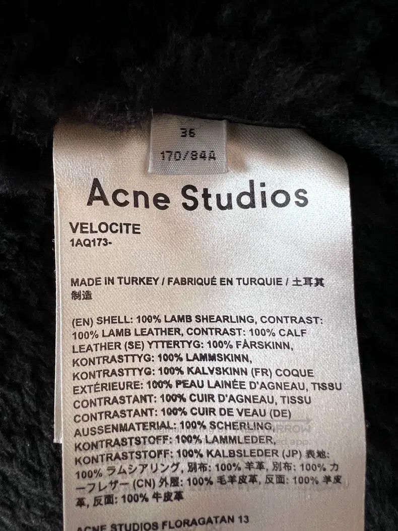 Acne Studios Acne Studios Shearling and Leather Combination Black Jacke Size XS / US 0-2 / IT 36-38 - 6 Thumbnail