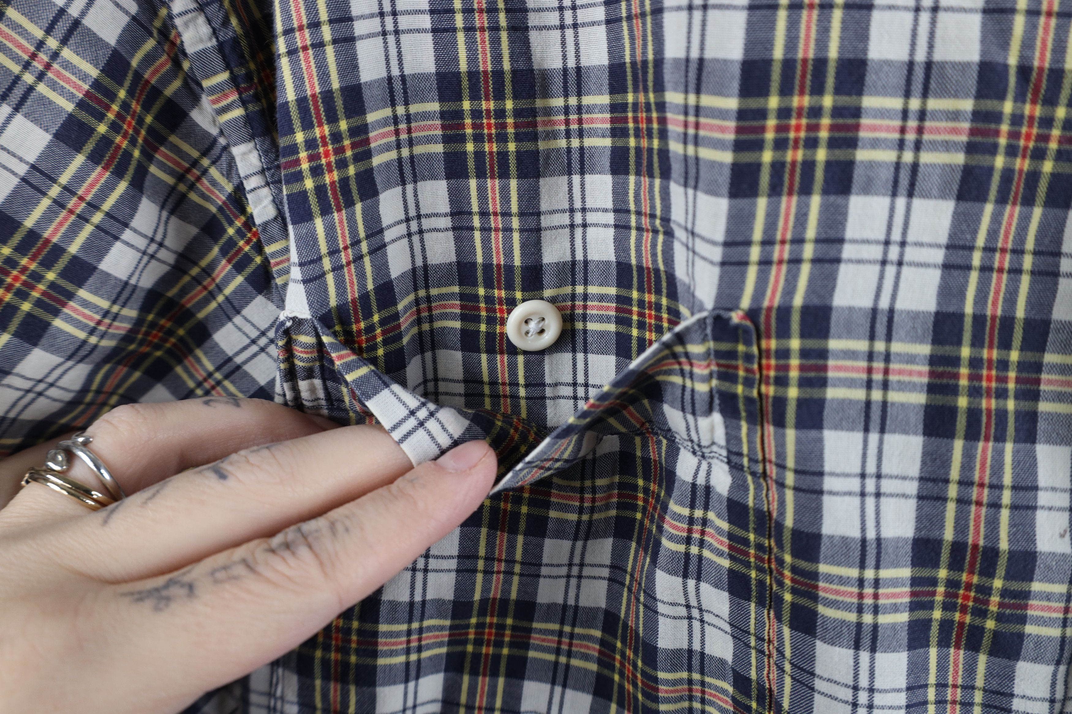 Abercrombie & Fitch Vintage 90s Abercrombie & Fitch Collar Button Shirt Plaid Size US L / EU 52-54 / 3 - 7 Thumbnail