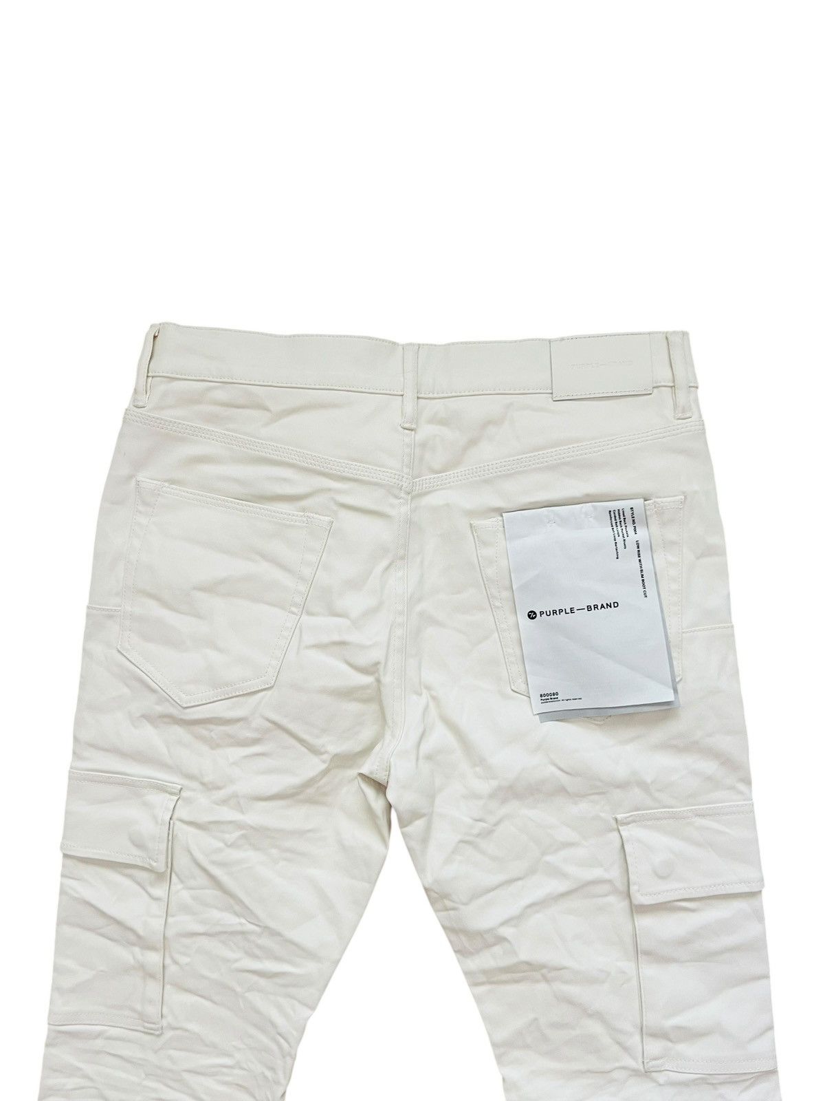 Purple Brand Purple Brand Jeans Men Patent Cargo Bootcut White Size 33/32 Size US 33 - 5 Thumbnail
