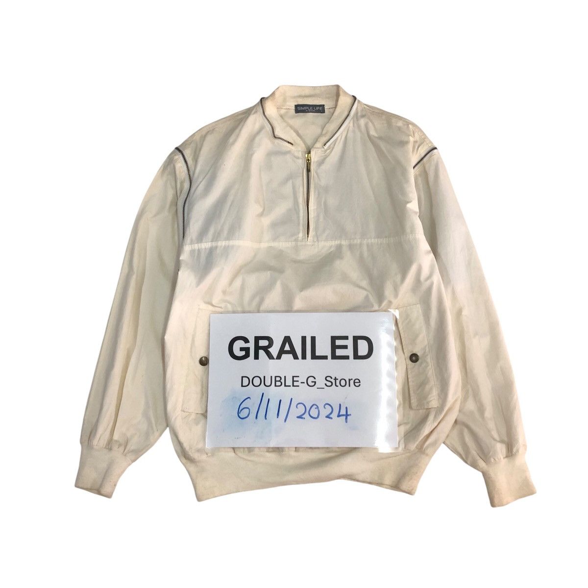 Issey Miyake 📌Vintage Bomber Jacket Simple Life Small Parts Size US L / EU 52-54 / 3 - 1 Thumbnail