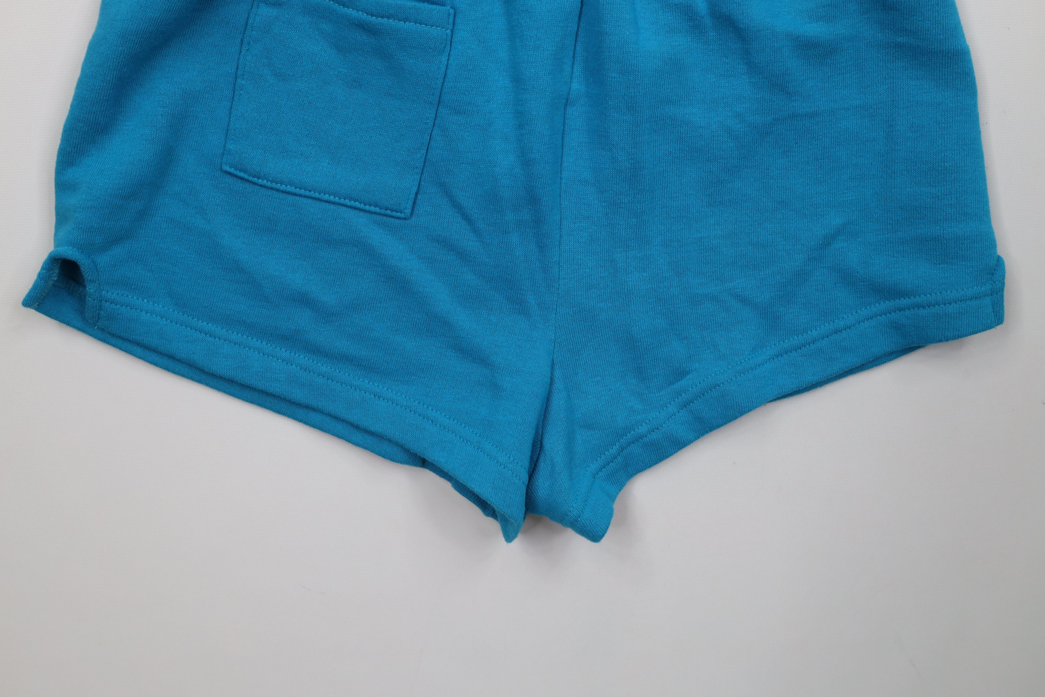 Vintage Vintage 70s 80s Streetwear Hot Sweatpants Shorts Blue USA Size 28" / US 6 / IT 42 - 10 Thumbnail