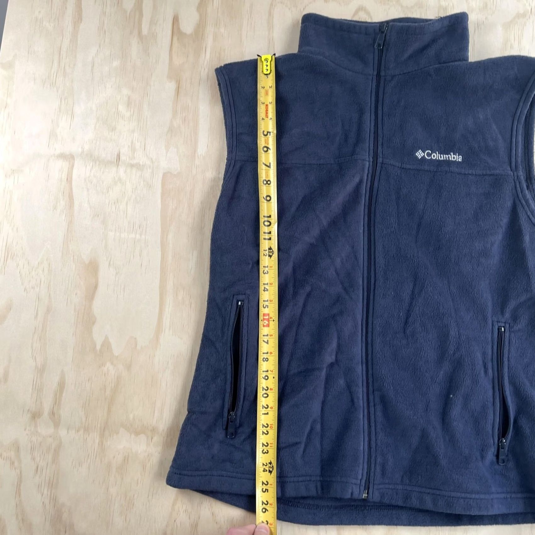 Vintage Columbia Vest Mens XL Blue Fleece Full Zip Pockets Casual Outdoor Warm Jacket/Coat Length Mid-Length Standing Collar Zipper Pocket Size US XL / EU 56 / 4 - 4 Thumbnail