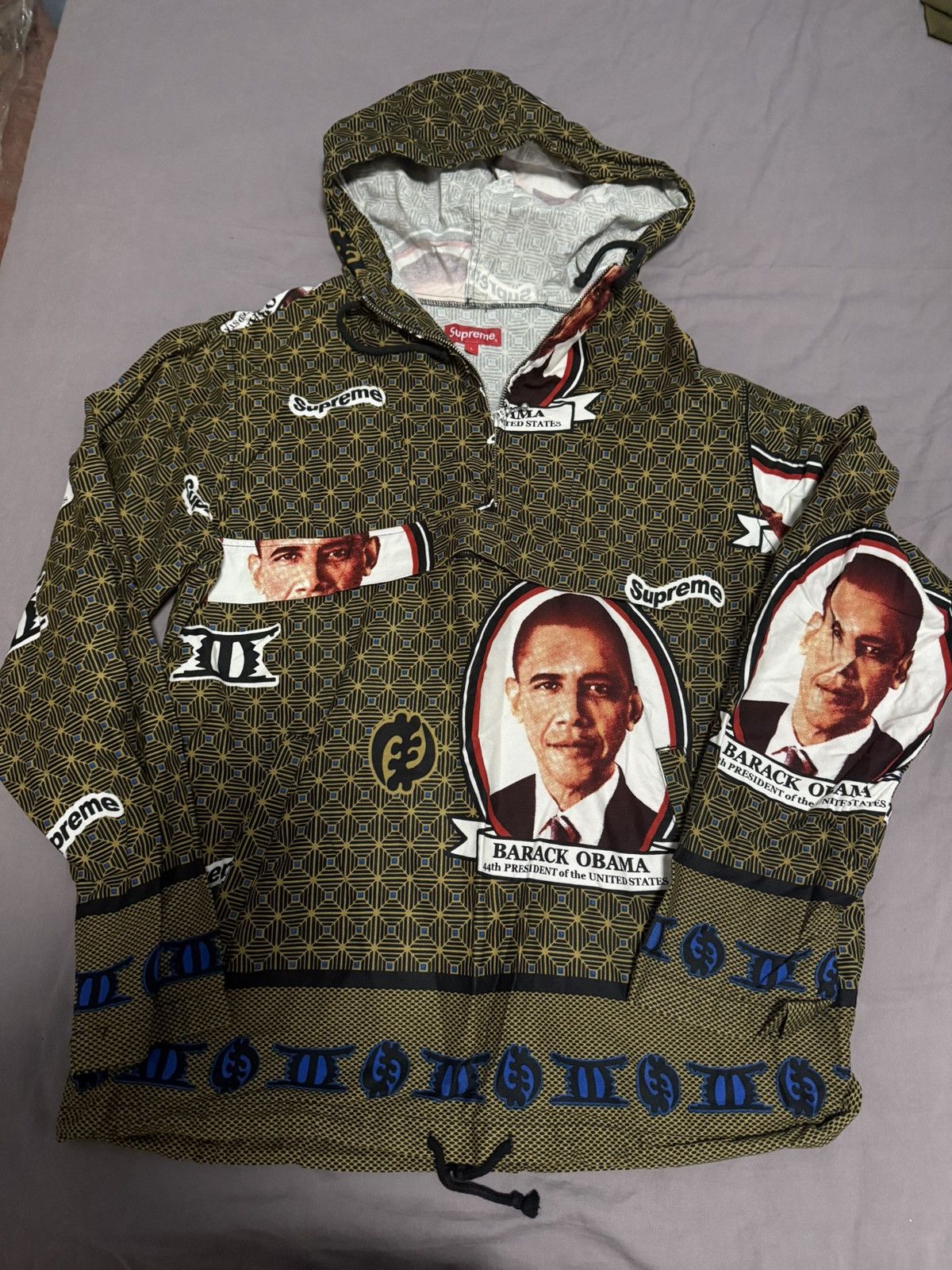 Supreme Supreme Obama anroak Jacket green large Size US L / EU 52-54 / 3 - 1 Thumbnail