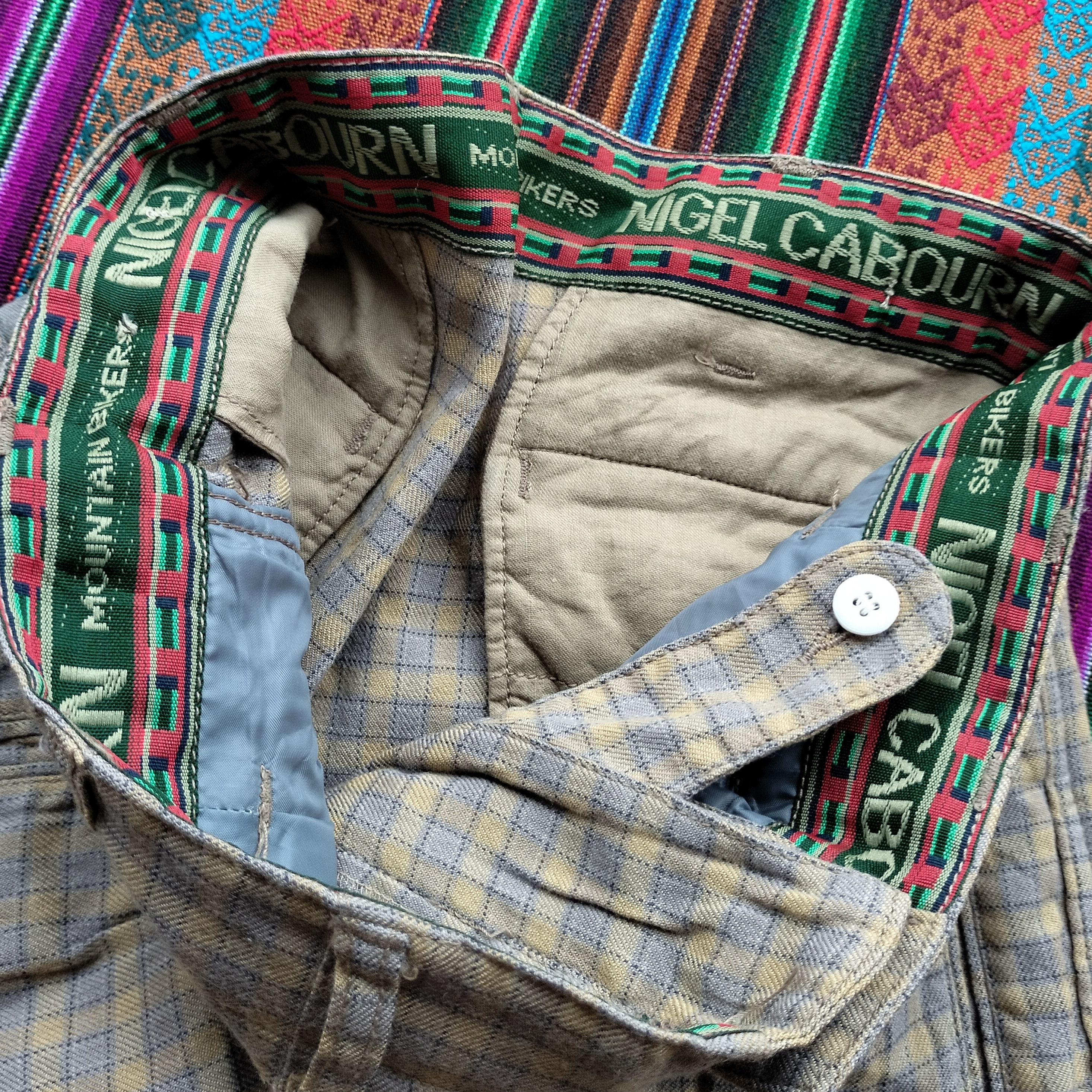 Nigel Cabourn Vintage Nigel cabourn mountain bike plaid pants Size US 30 / EU 46 - 5 Thumbnail