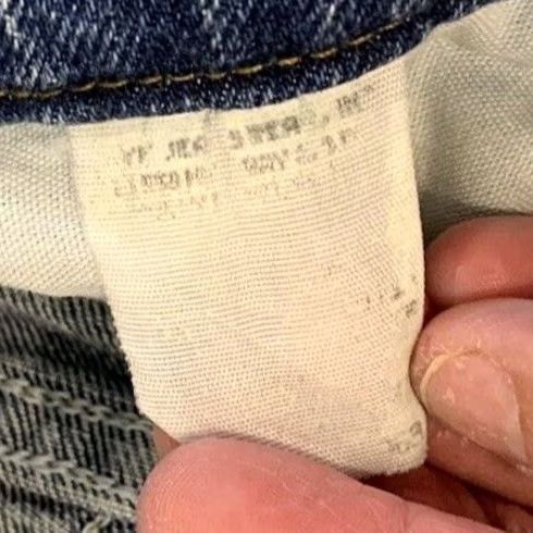 Vintage VINTAGE Riders Jeans Denim Tapered Relaxed Fit 31x30 Women's Blue Jeans Mens Womens Size 32" / US 10 / IT 46 - 6 Thumbnail