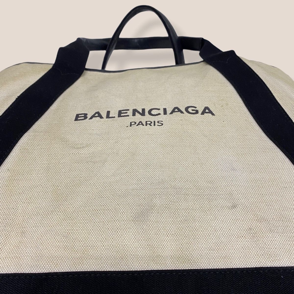 Balenciaga ‼️LASTDROP‼️ AUTHENTIC BALENCIAGA NAVY CABAS LARGE TOTE BAG Size ONE SIZE - 3 Thumbnail