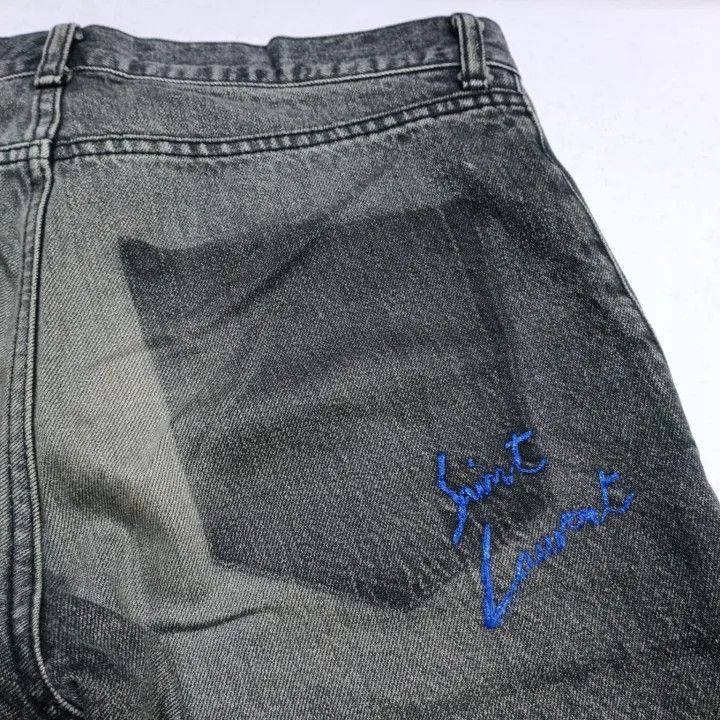 Saint Laurent Paris Yves Saint Laurent Black Casual Long Jeans-2507 Size US 30 / EU 46 - 2 Thumbnail