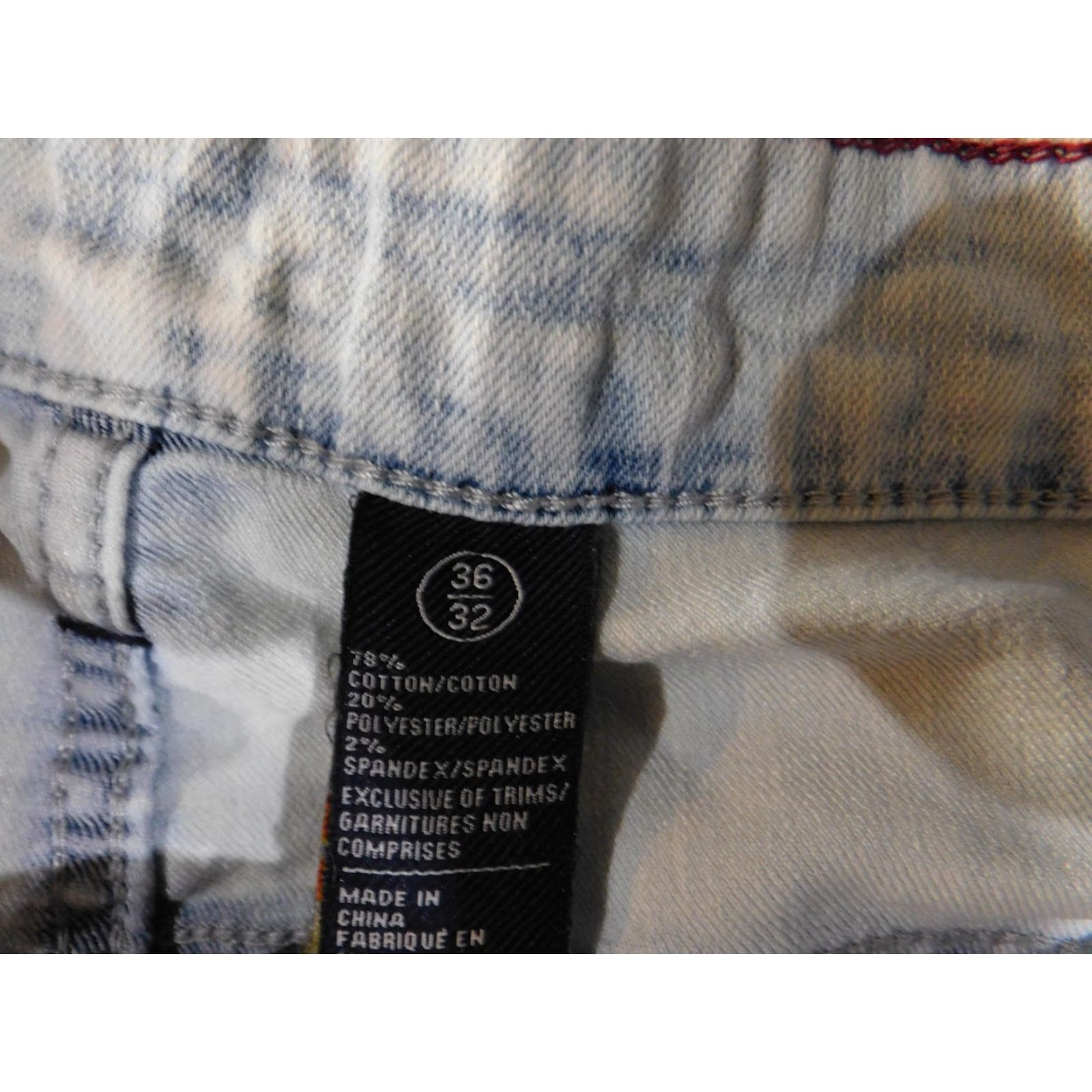 Buffalo David Bitton VINTAGE Buffalo David Bitton Jeans Mens 36x32 Light Wash Max-X Skinny Stretch Denim Size US 36 / EU 52 - 7 Thumbnail