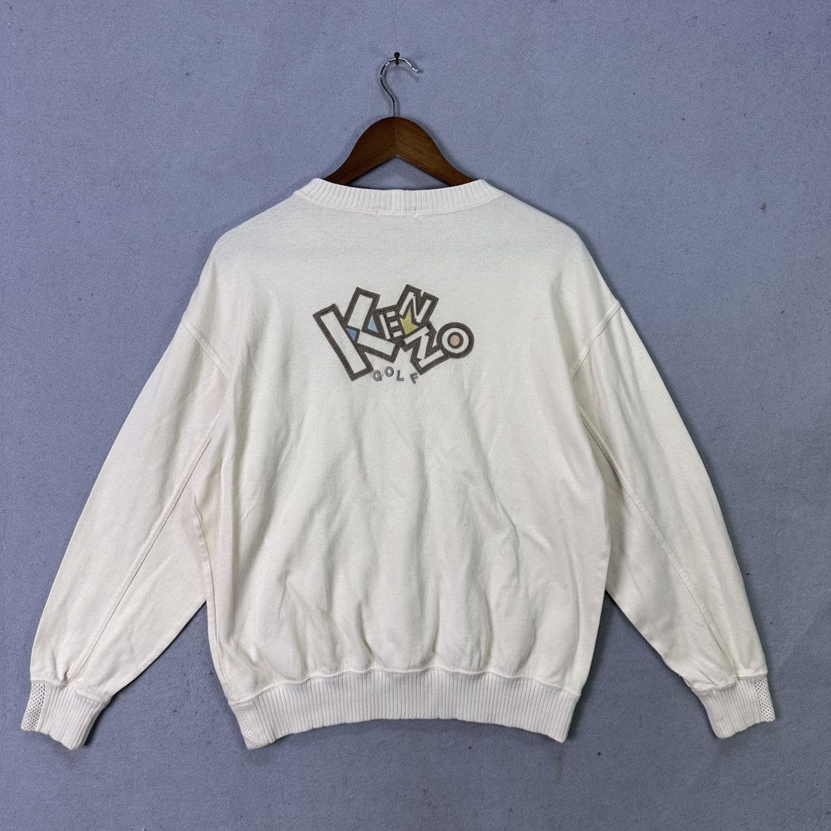 Kenzo Vintage 90s Kenzo Golf Sweatshirt Big Logo Crewneck Size US L / EU 52-54 / 3 - 5 Thumbnail