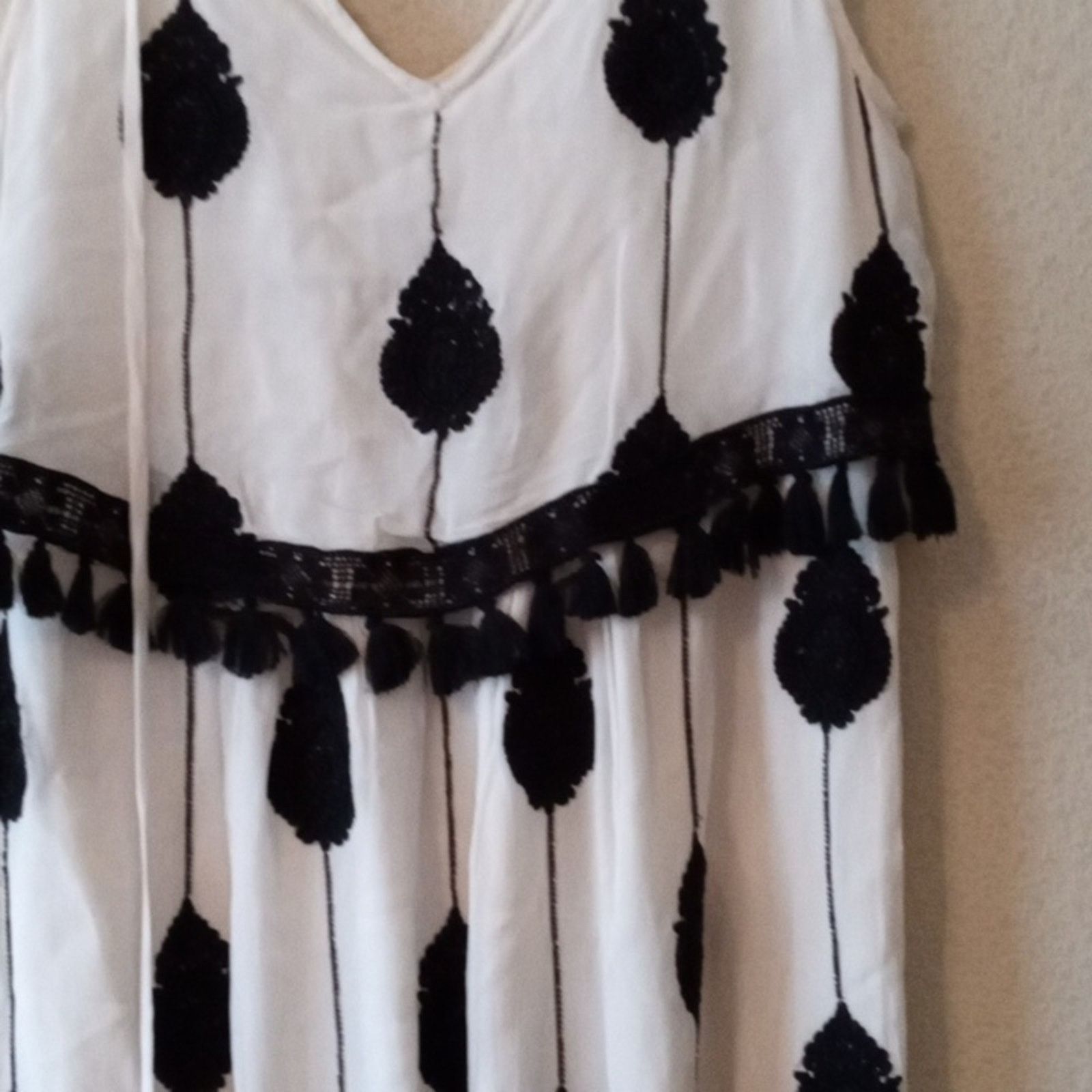 moulinette soeurs embroidered dress Anthropologie Moulinette Soeurs Off White Beaded Cotton Tank (Medium) – The  Thrifty Hippy