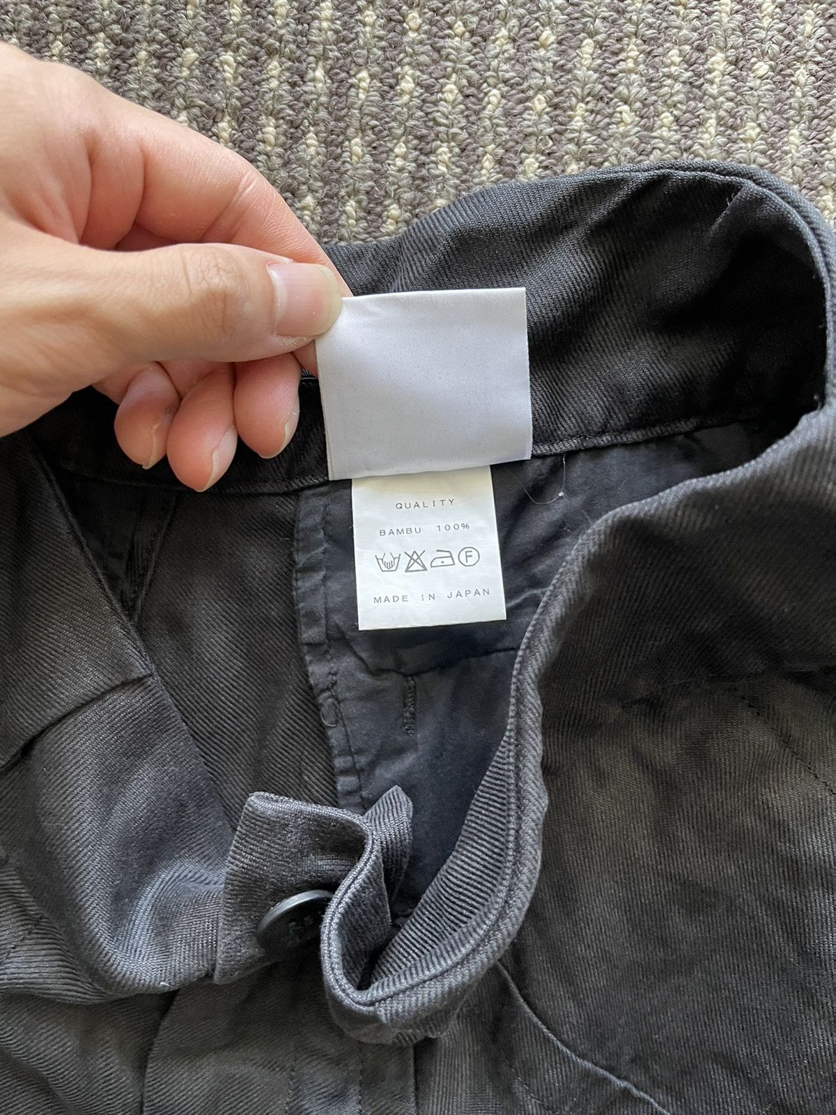Julius Julius Waxed Drop Crotch Pants Size US 28 / EU 44 - 4 Thumbnail
