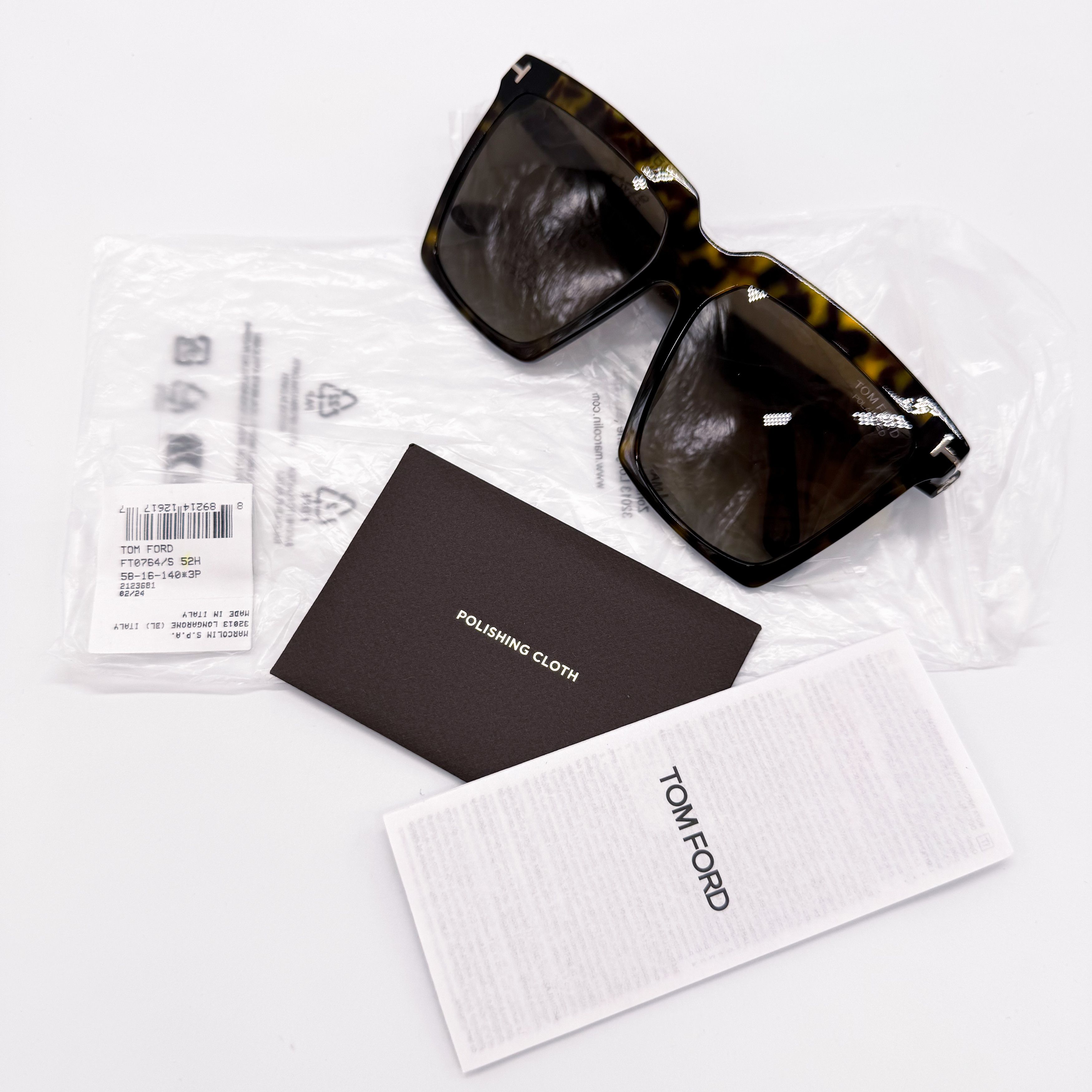 NEW TOM FORD SABRINA-02 TF764 52H WOMEN SUNGLASSES FT0764/S