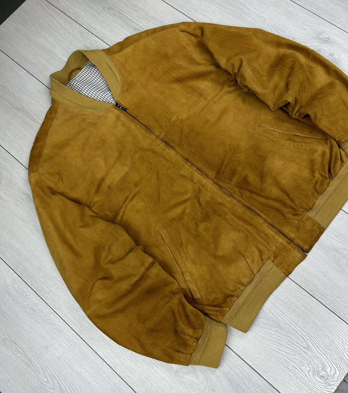 Vintage Vintage Leather Bomber Jacket size L - XL Size US L / EU 52-54 / 3 - 3 Thumbnail