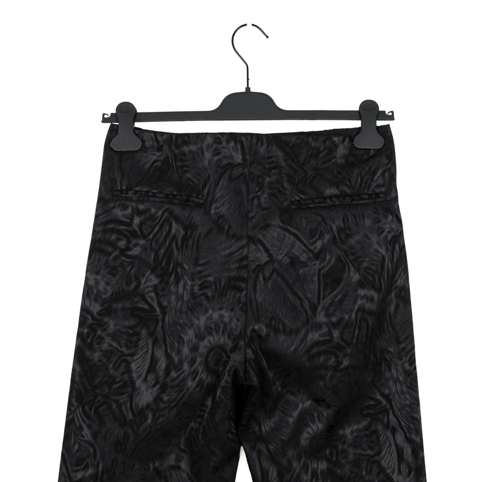 Dior Dior Black Textured Tailored Logo Button Trousers Pants Size 32" / US 10 / IT 46 - 4 Thumbnail