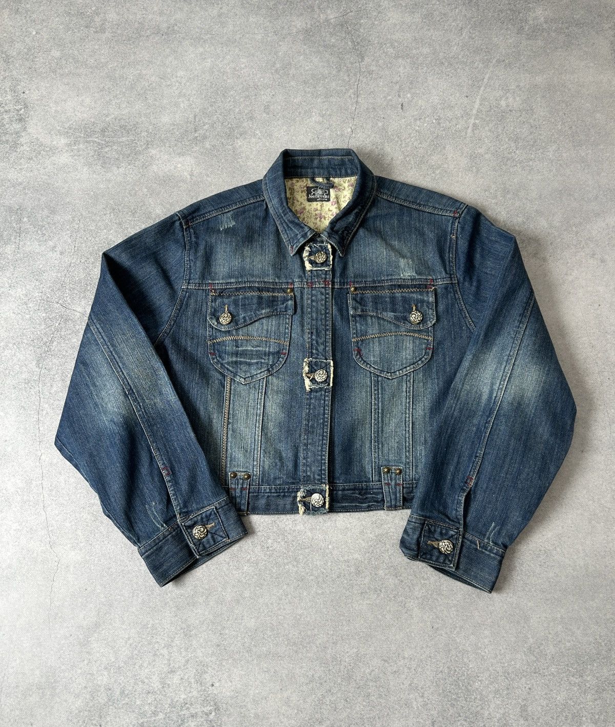 Japanese Brand Joe Browns vintage women’s Japanese style denim jacket Size M / US 6-8 / IT 42-44 - 2 Thumbnail