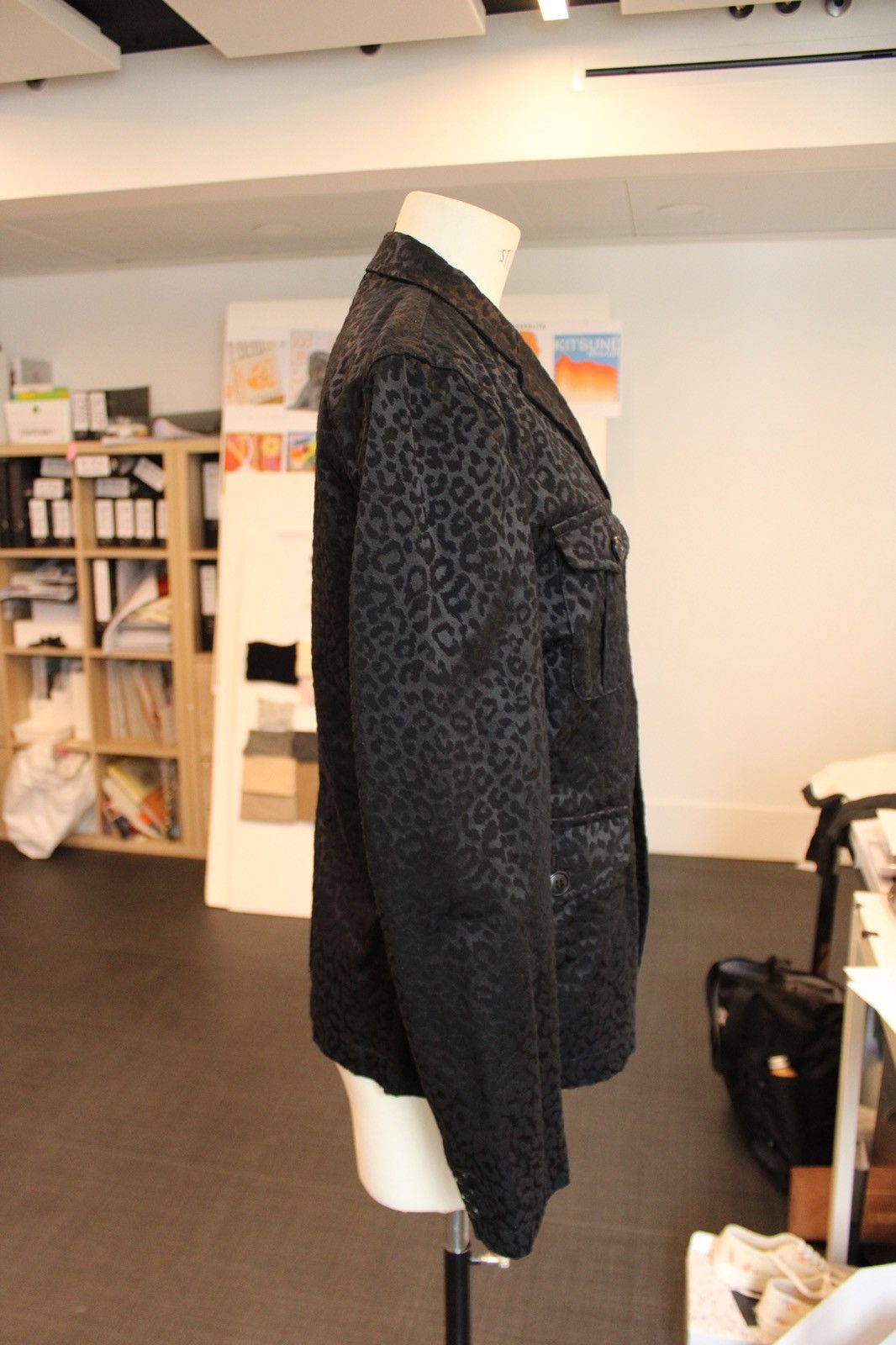 Comme des Garcons Cdg BLACK tonal leopard blazer Size US S / EU 44-46 / 1 - 4 Thumbnail