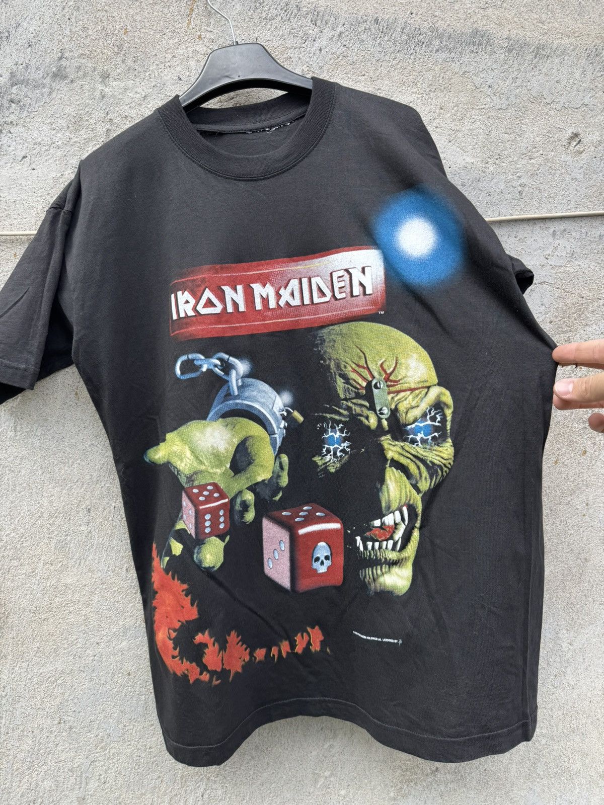Band Tees 1998 Iron Maiden The Angel and the Gambler Vintage Metal Tee Size US L / EU 52-54 / 3 - 11 Thumbnail