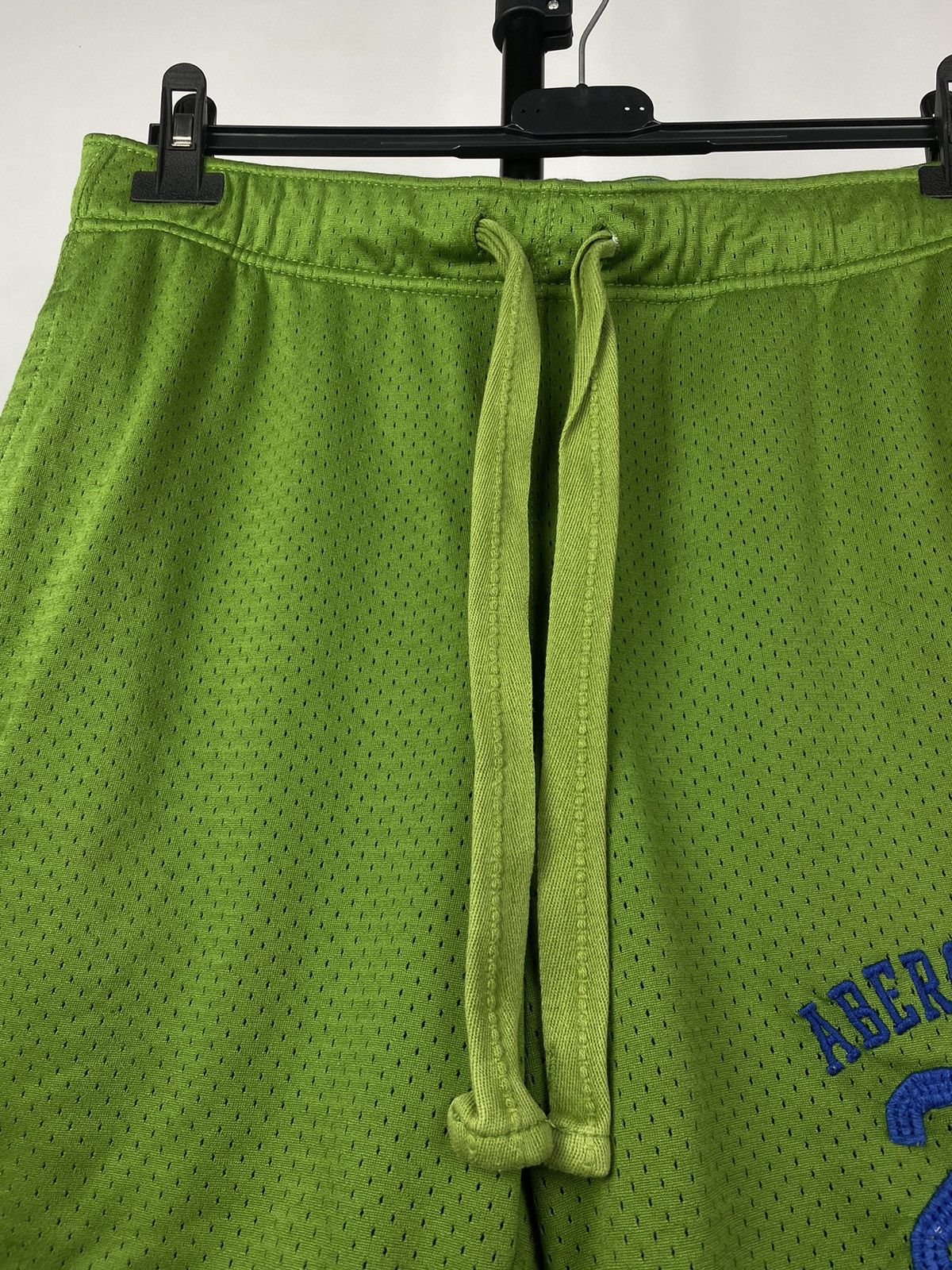 Abercrombie & Fitch × Vintage Abercrombie & Fitch Shorts Men's Small Green Mesh Y2K Size US 30 / EU 46 - 4 Thumbnail
