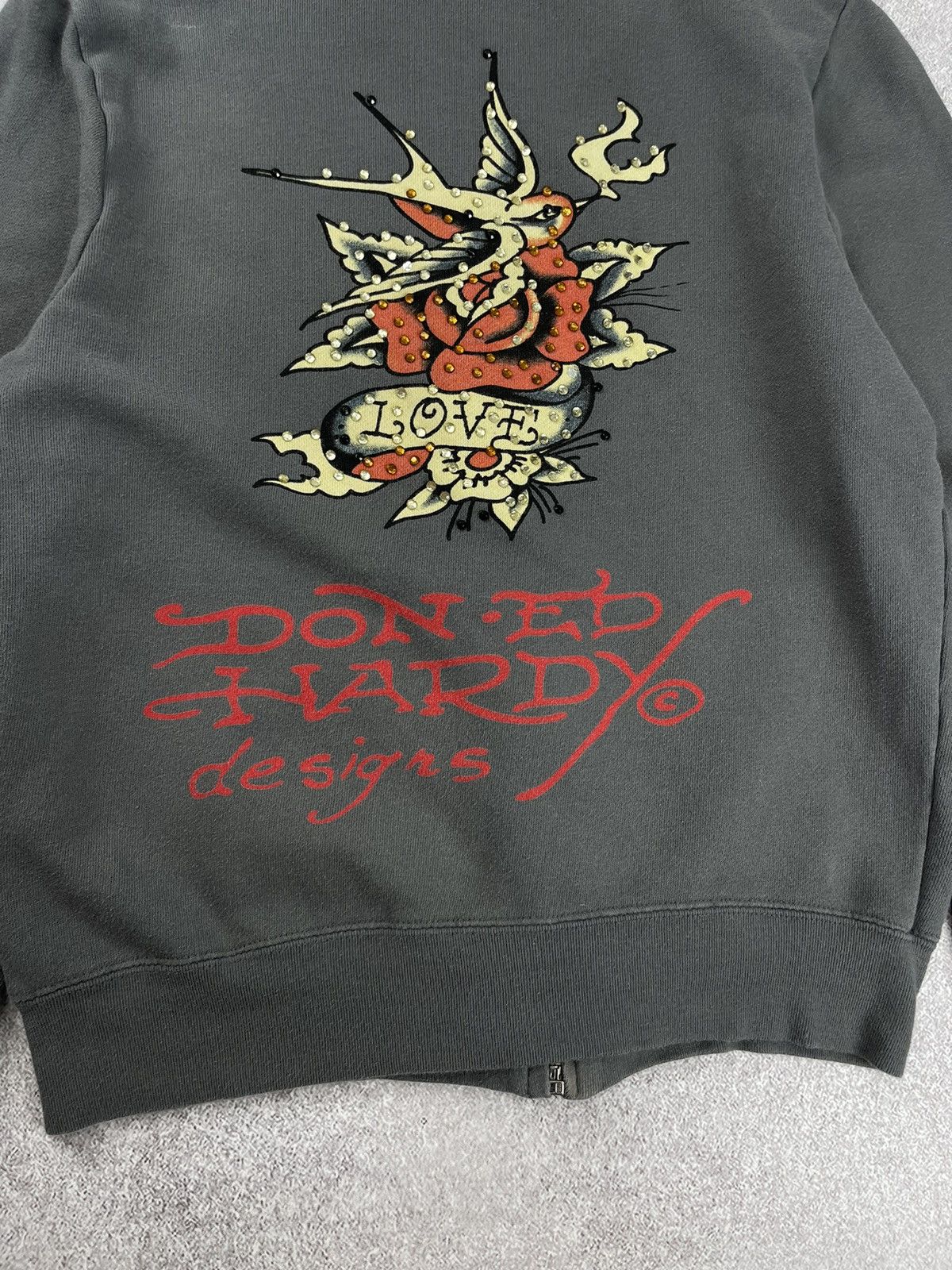 Christian Audigier × Ed Hardy × Vintage Vintage Y2k Ed Hardy by Christian Audigier Hoodie Japan Size M / US 6-8 / IT 42-44 - 15 Thumbnail