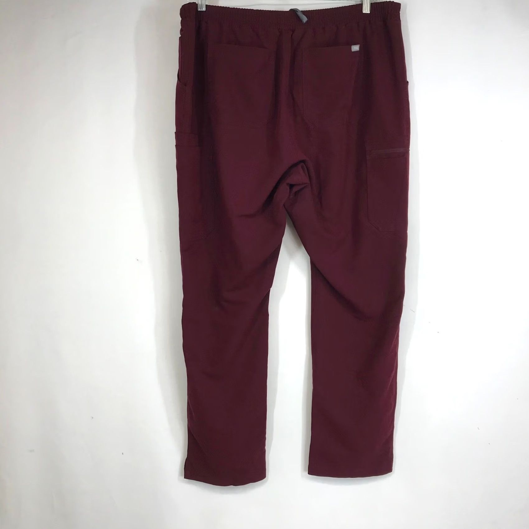 Vintage FIGS Technical Collection Scrub Pants Women's XL Burgundy Style TW2000R Size 40" / US 18 - 4 Thumbnail