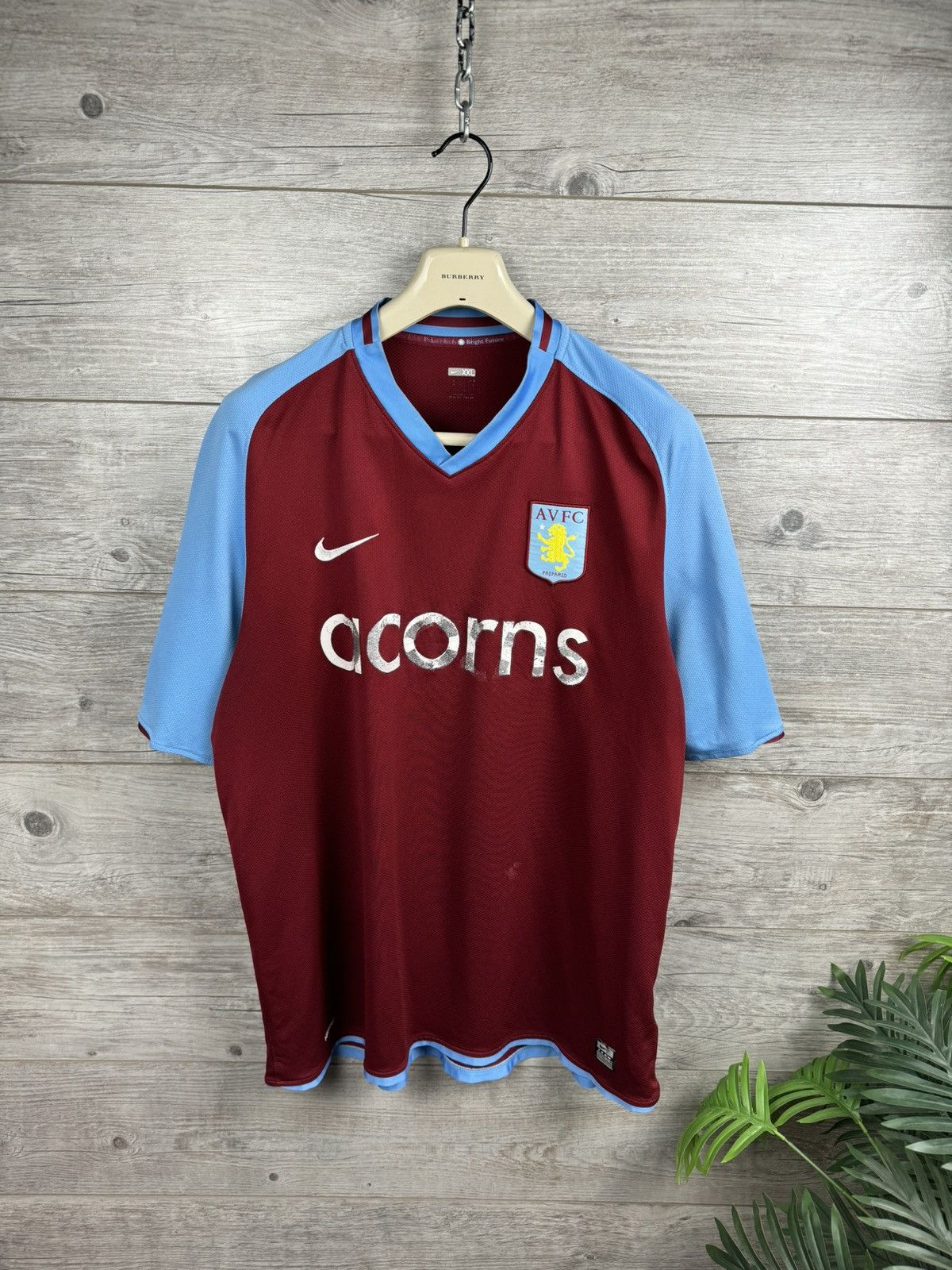 Other ASTON VILLA 2008/2009 HOME FOOTBALL SHIRT NIKE SOCCER JERSEY Size US XXL / EU 58 / 5 - 3 Thumbnail
