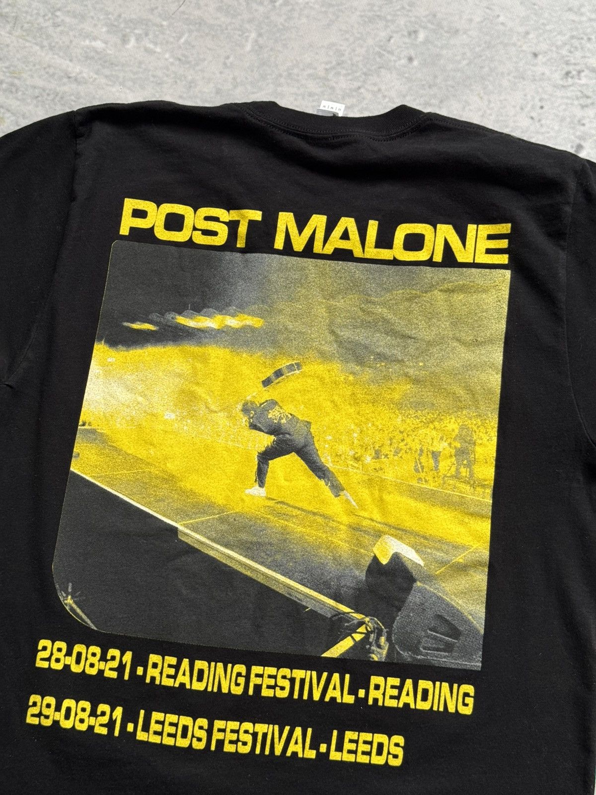 Band Tees × Rap Tees × Vintage Post Malone big logo tee 2021 Festival Size US M / EU 48-50 / 2 - 5 Thumbnail