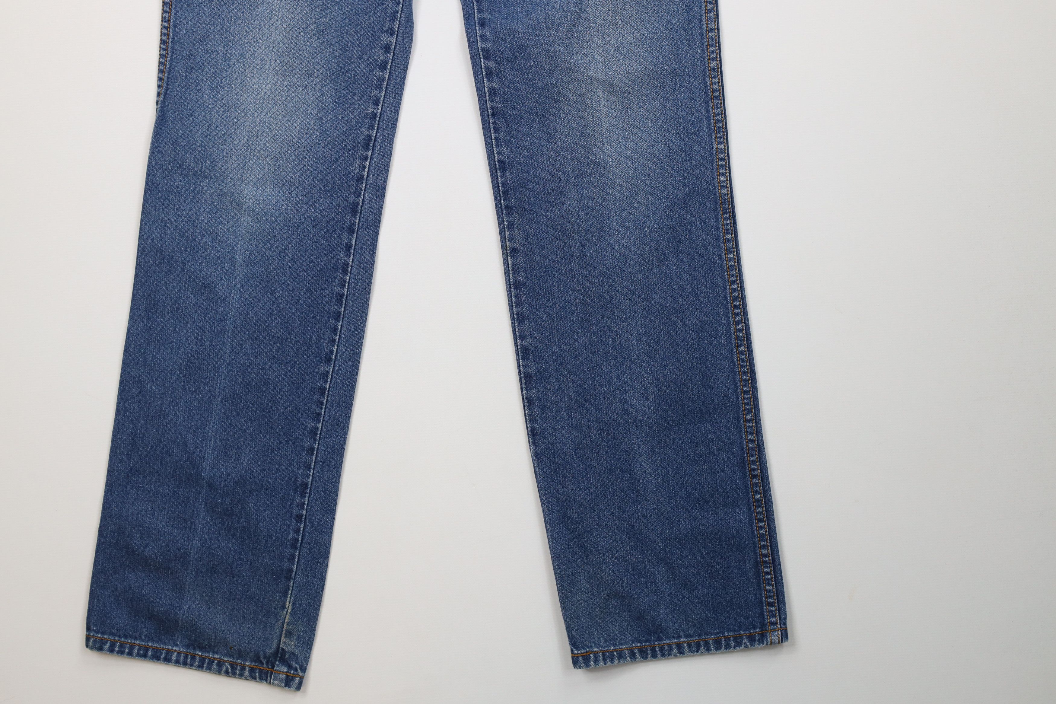Vintage Vintage 70s 80s Streetwear Straight Leg Denim Jeans Blue Size 28" / US 6 / IT 42 - 4 Thumbnail