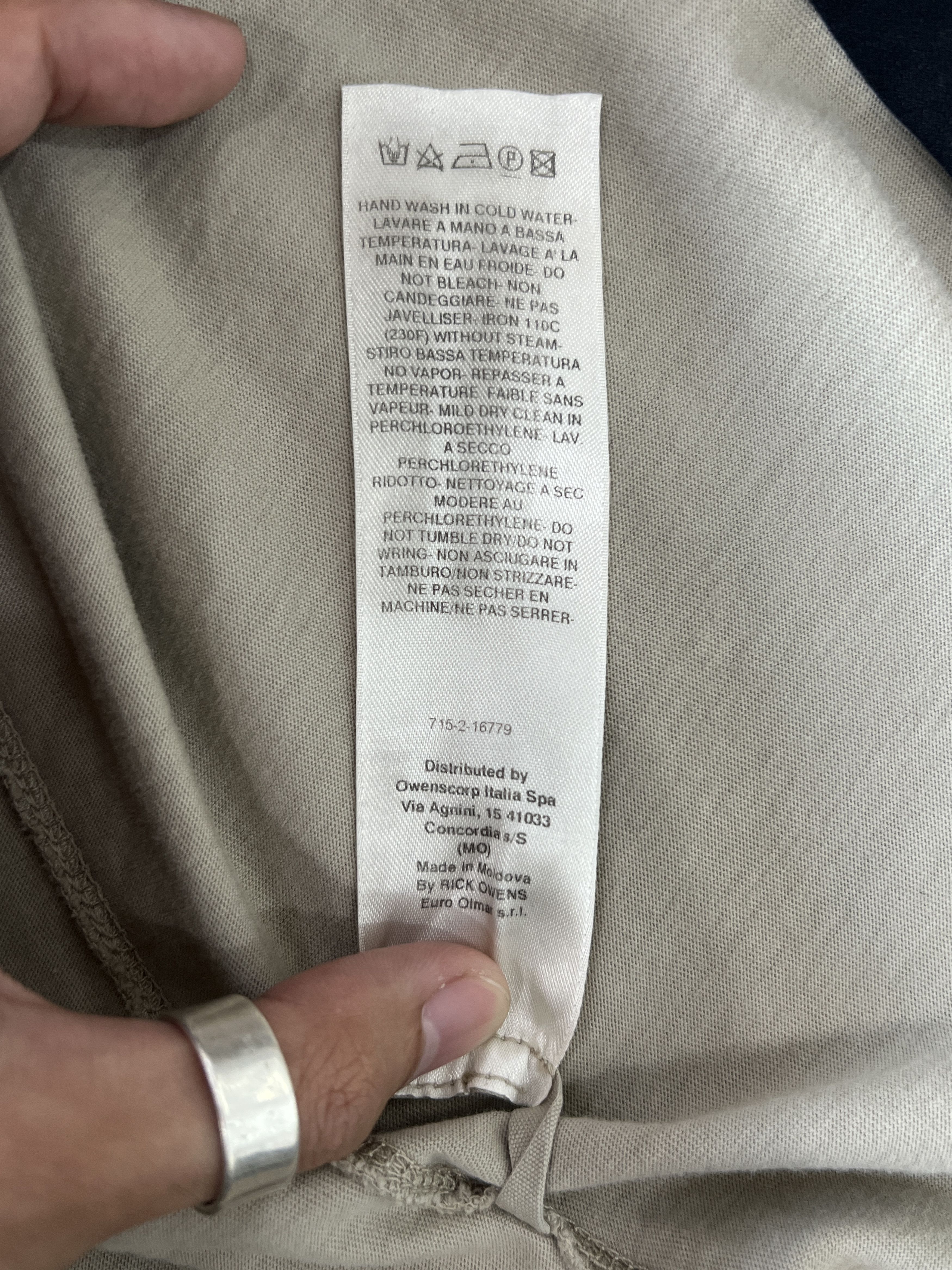 Rick Owens Rick Owens DRKSHDW Jumbo SS Tee Pale Green Size US M / EU 48-50 / 2 - 9 Thumbnail