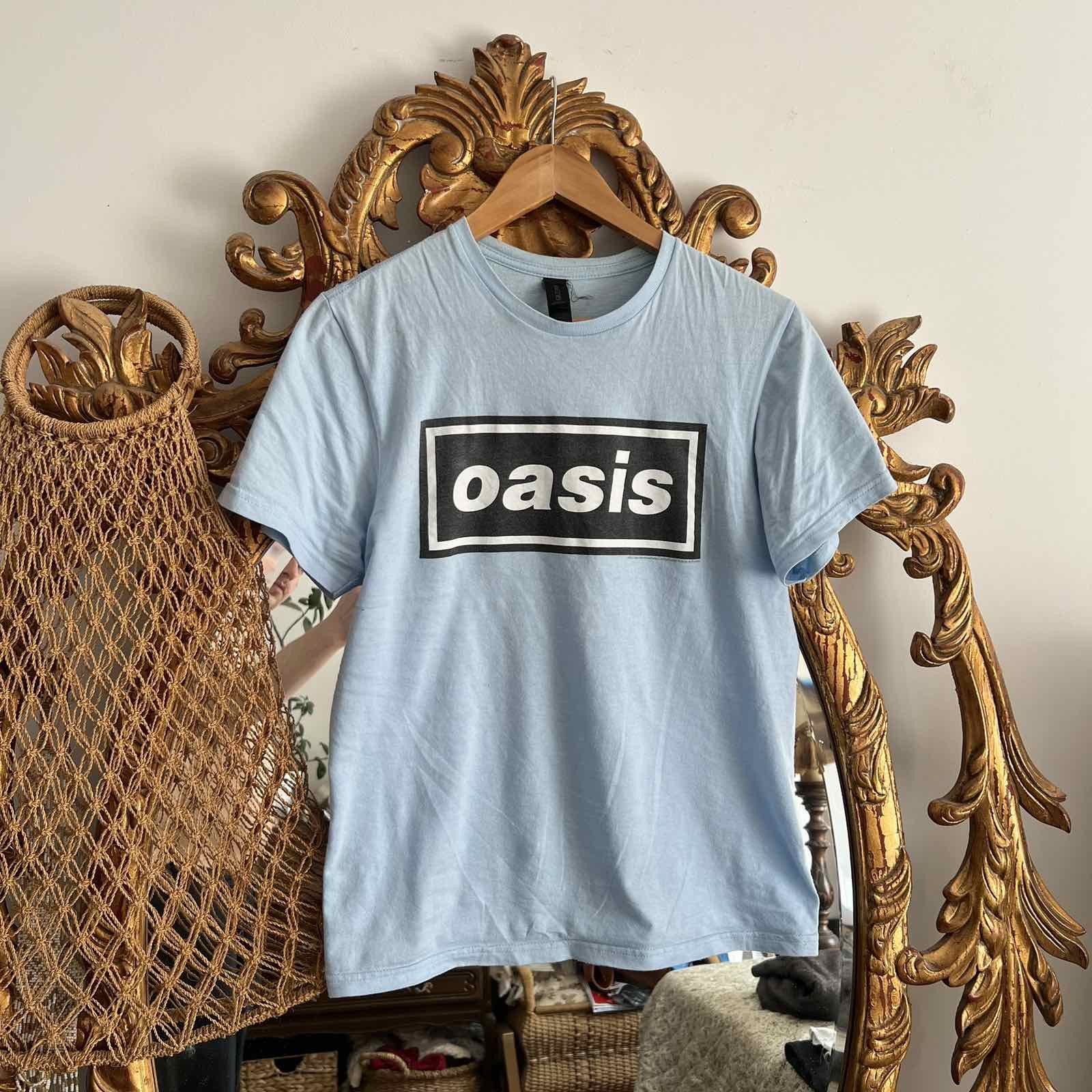 Band Tees × Vintage Vintage Oasis band box logo tshirt Sz S Size US S / EU 44-46 / 1 - 1 Thumbnail