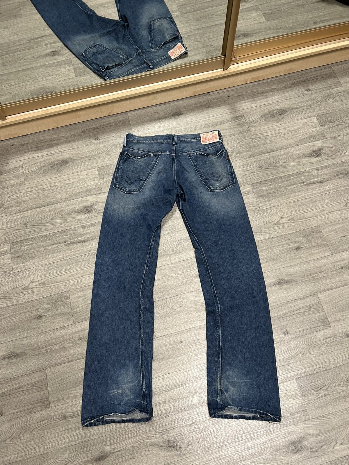 Replay Vintage Y2K REPLAY jeans minimal denim trousers 1990s Size US 32 / EU 48 - 1 Thumbnail