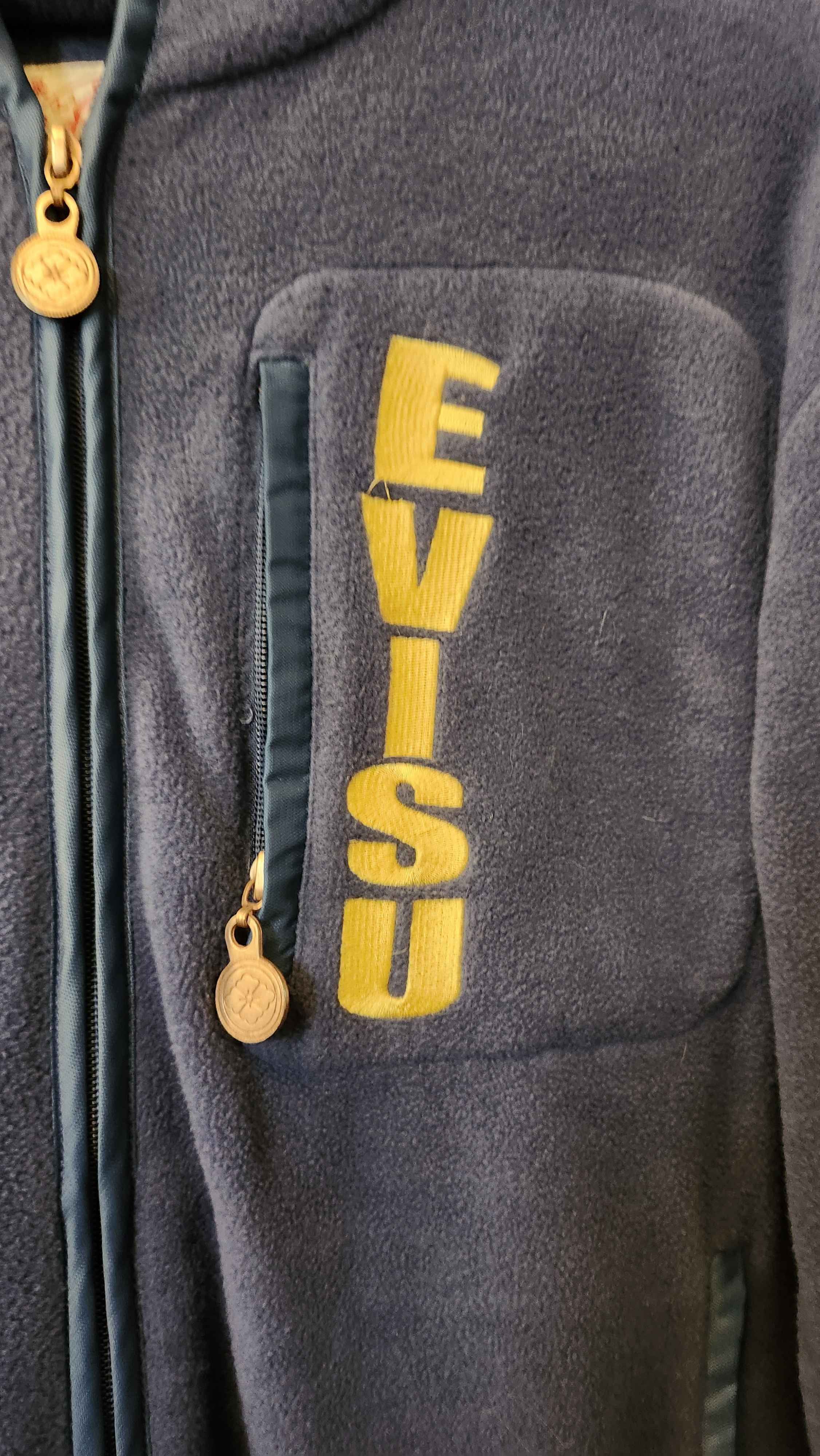 Evisu Blue Evisu Boa Fleece Jacket Size US L / EU 52-54 / 3 - 3 Thumbnail