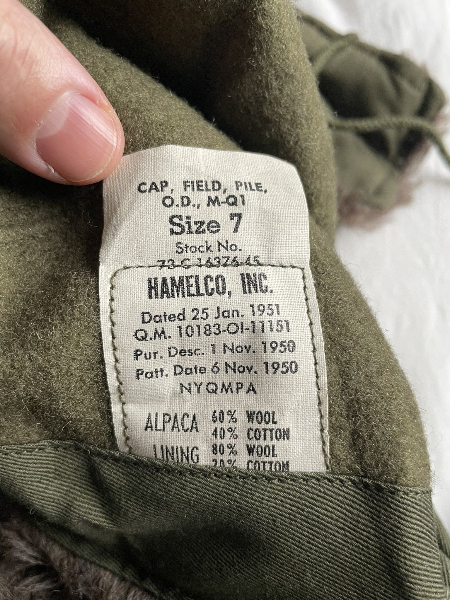 Other M-51 Field Cap Size ONE SIZE - 2 Thumbnail