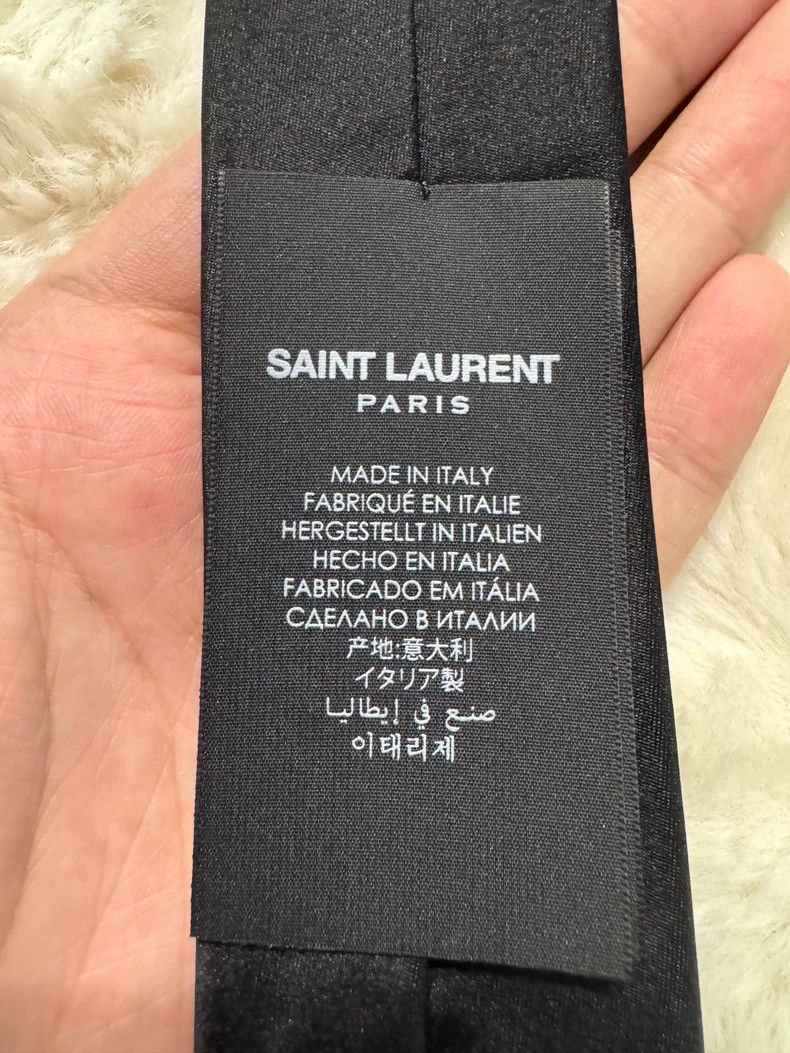 Saint Laurent Paris Saint laurent paris 24 New Silk Tie 2506-Nextarrow Size ONE SIZE - 3 Thumbnail