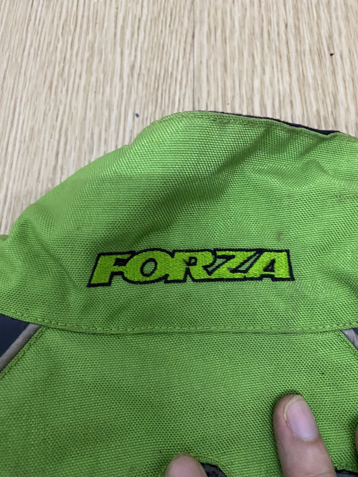 Japanese Brand Forza International Patch Leather Motorcycle Hear Jacket Size US L / EU 52-54 / 3 - 11 Thumbnail