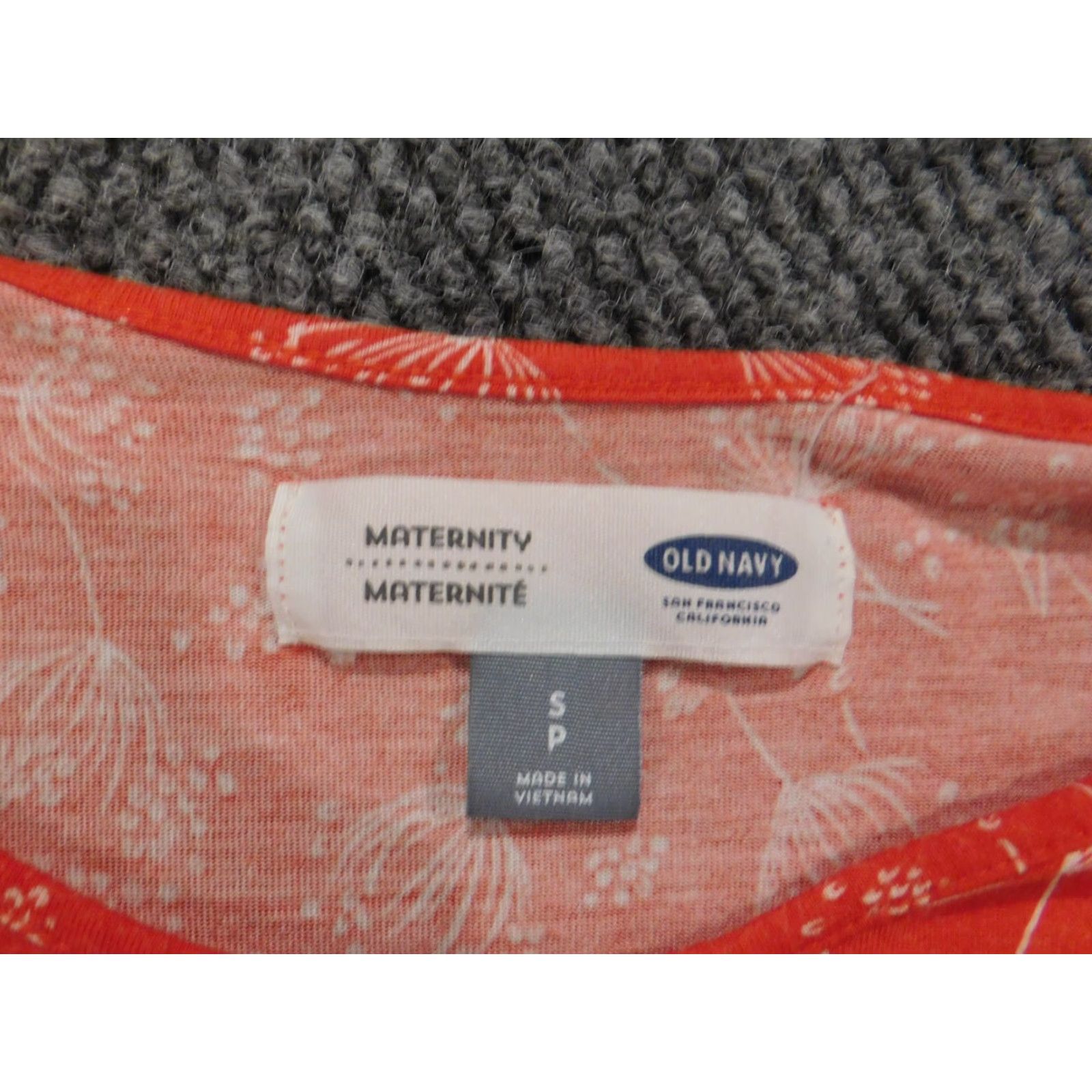 Old Navy Old Navy Blouse Womens S Orange Maternity Stretch Top Crew Neck Sleeveless Casual Cotton Rayon down Button Made in USA Brand Old Navy 女性? Size S / US 4 / IT 40 - 4 Thumbnail