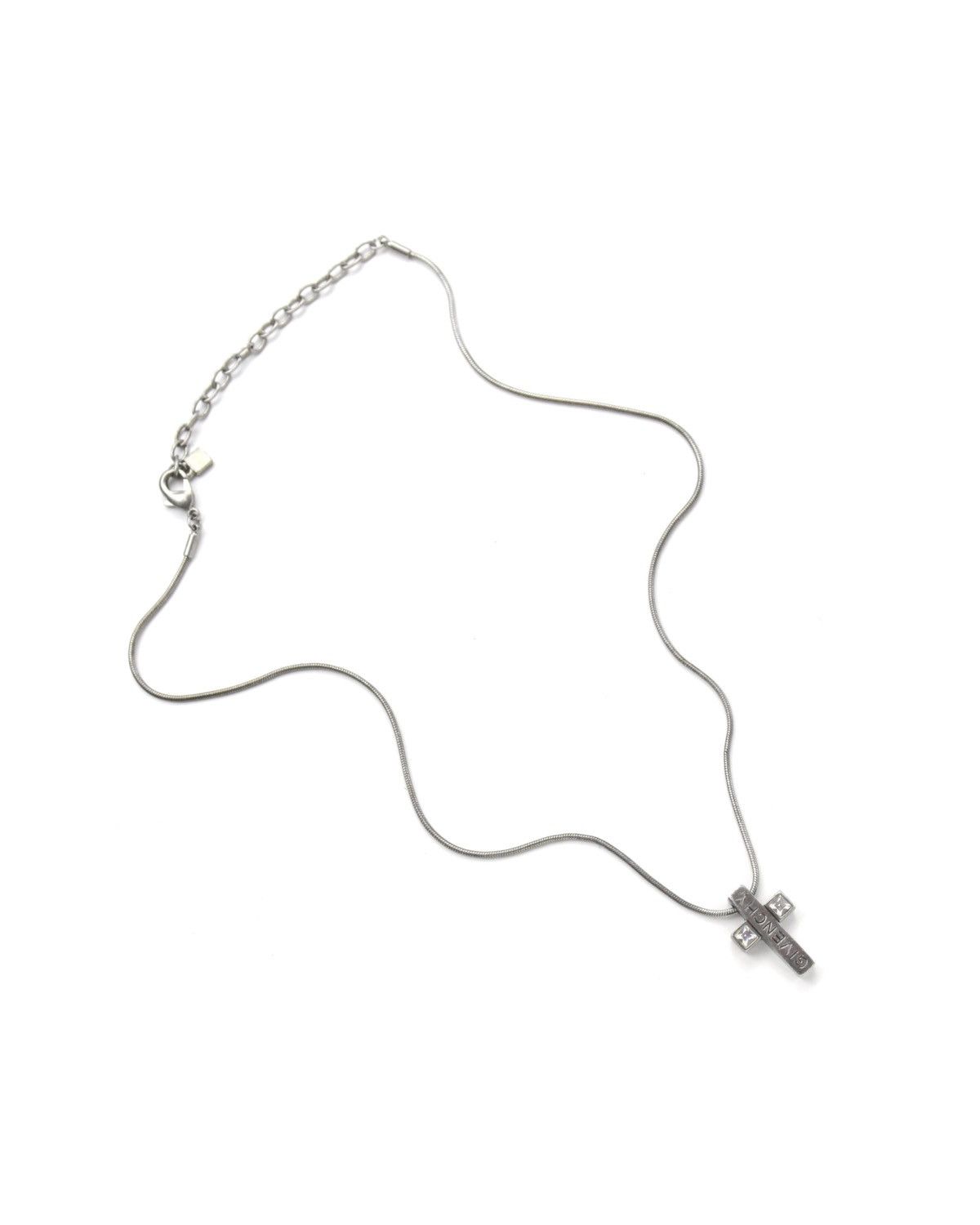 Givenchy 2000S GIVENCHY CRYSTAL CROSS PENDANT NECKLACE Size ONE SIZE - 4 Thumbnail