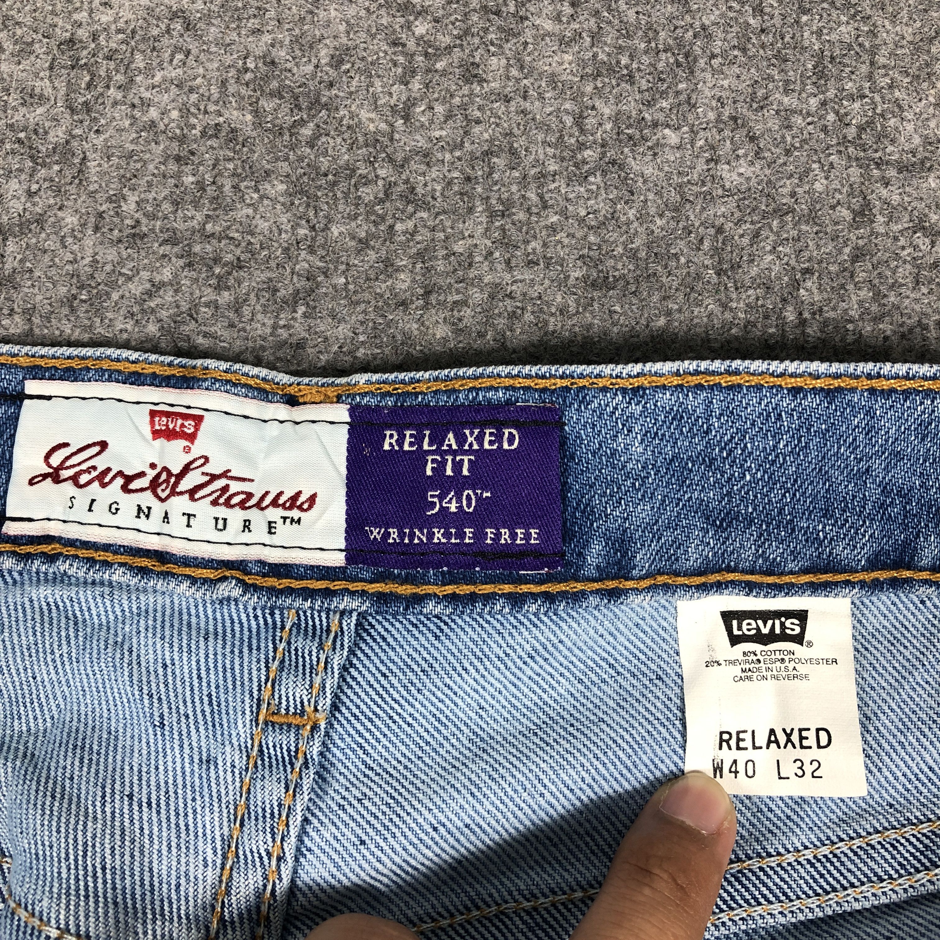 Levi's × Vintage Womens 90s Vintage Levis 540 Jeans Relaxed Fit L887W Size 39" - 10 Thumbnail