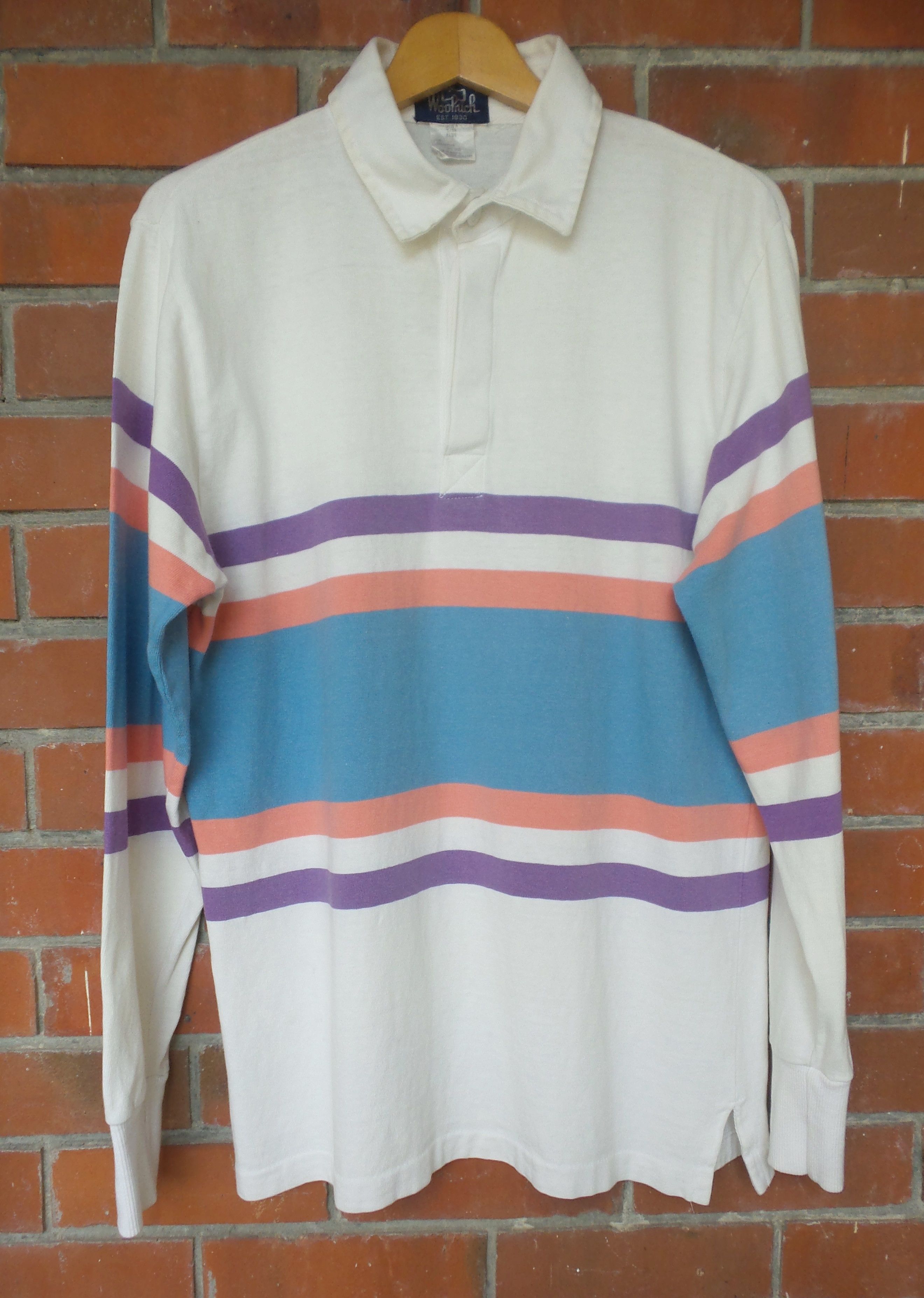 Vintage × Woolrich Woolen Mills Woolrich Long Sleeves Polo's Size US M / EU 48-50 / 2 - 1 Thumbnail