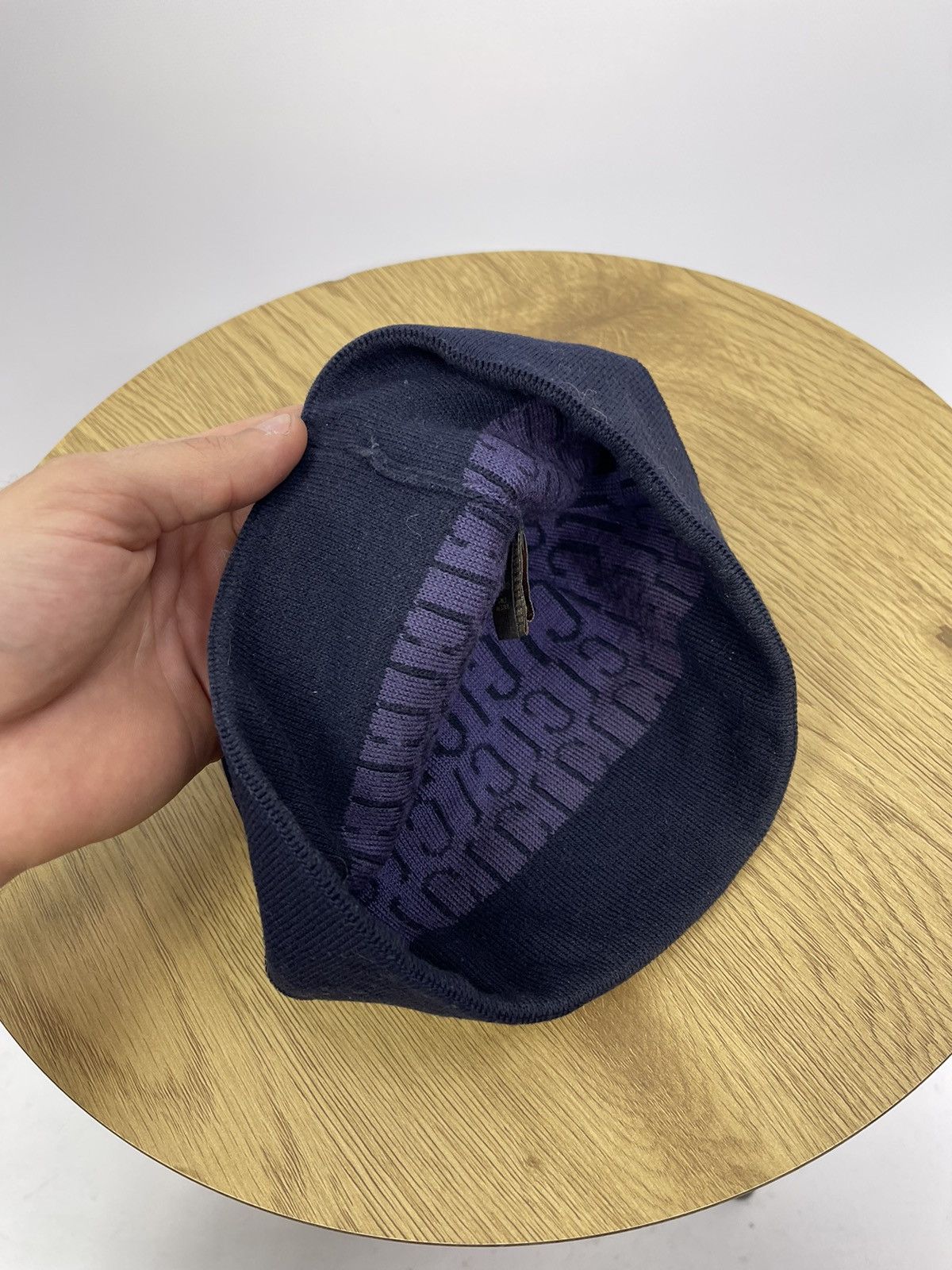 Roberto Cavalli Roberto Cavalli Blue Multilogo Beanie Hat Logo unisex Size ONE SIZE - 3 Thumbnail