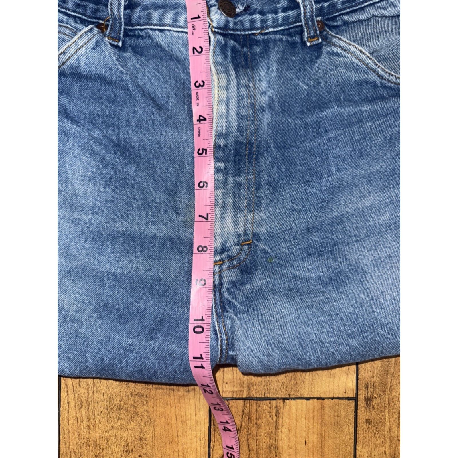 Vintage VINTAGE Sears Roebucks Jeans 32x28 Blue Distressed Workwear Made in USA Mens Jeans Straight 32 Blue Distressed USA Size US 32 / EU 48 - 6 Thumbnail