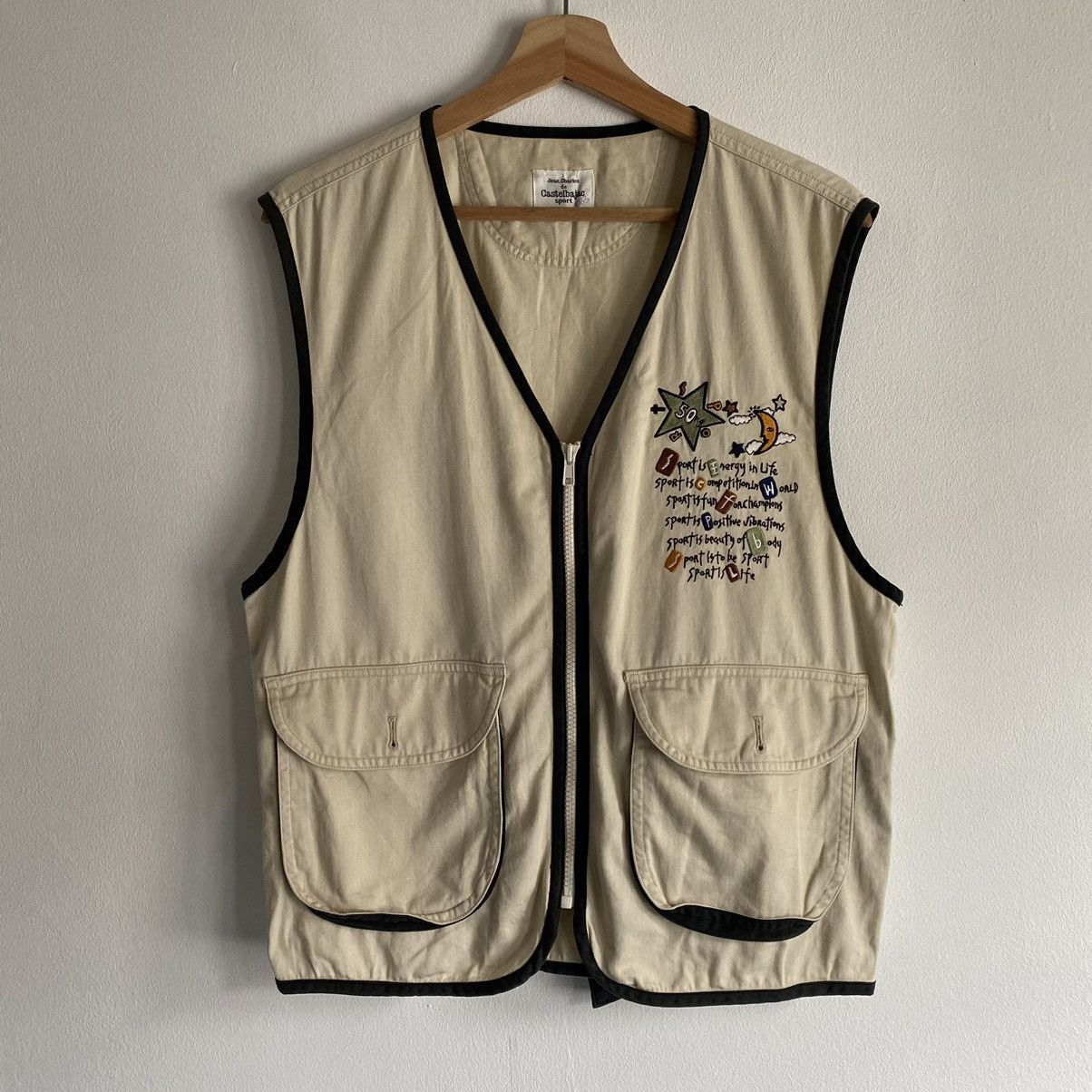 If Six Was Nine × Jean Charles De Castelbajac Jeans charles de Castelbajac Sport Vest Size US M / EU 48-50 / 2 - 1 Thumbnail