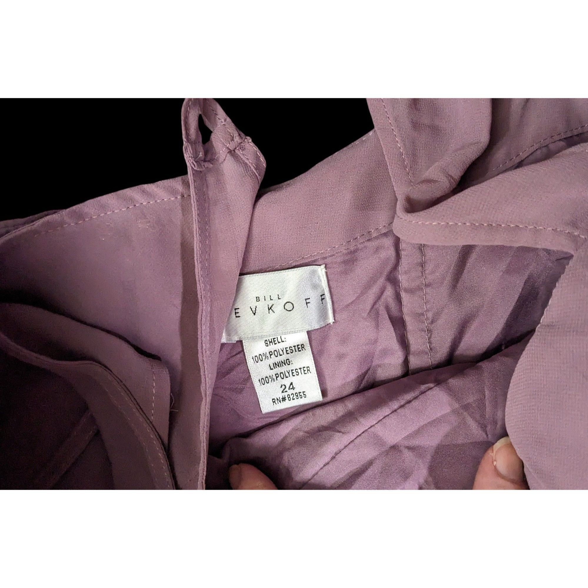 Other Whimsical Bill Levkoff Muted Purple Formal Dress Size 4XL / US 24-26 - 4 Thumbnail