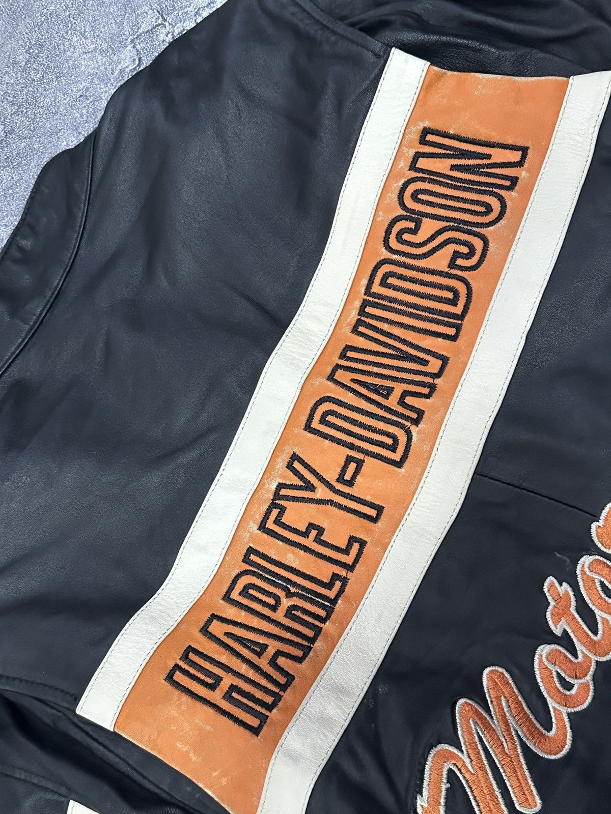 Harley Davidson Harley-Davidson Victory Lane Leather Riding Jacket Size S Size US S / EU 44-46 / 1 - 20 Thumbnail