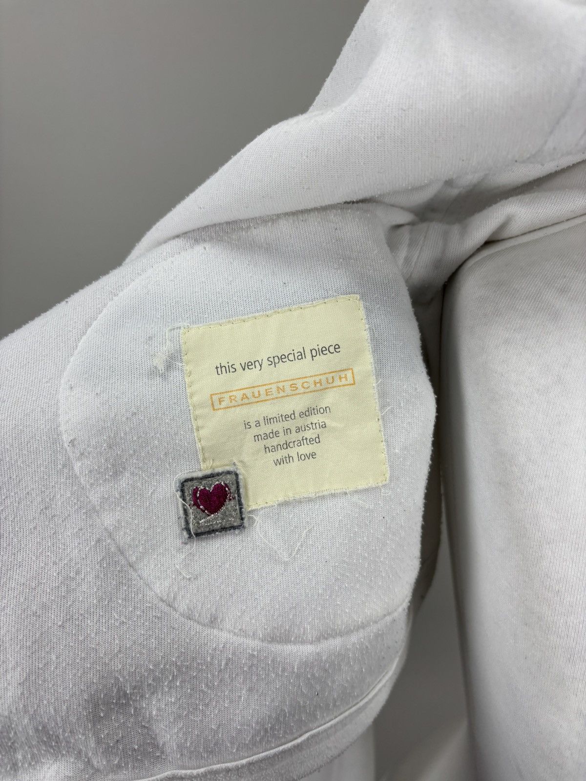 Frauenschuh Womens fleece jacket Frauenschuh Size 38 Color White Size XS / US 0-2 / IT 36-38 - 13 Thumbnail