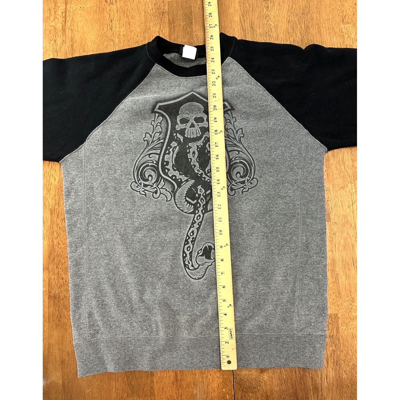 Vintage Universal Studios Harry Potter Dark Mark Crewneck Sweatshirt Medium Slytherin Size US M / EU 48-50 / 2 - 6 Thumbnail