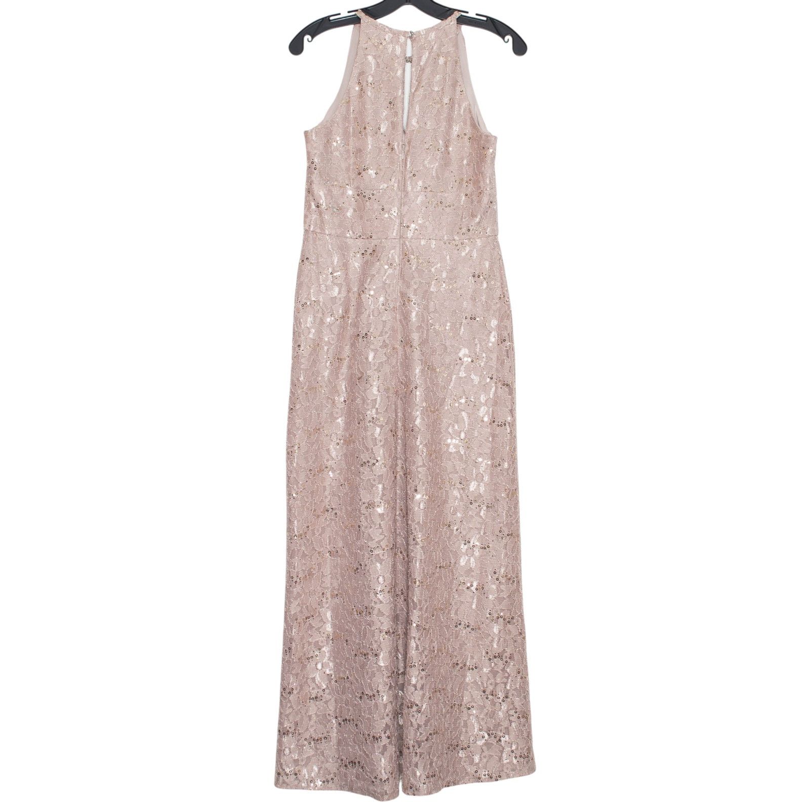 Oleg Cassini Oleg Cassini Floral Sequin Maxi Gown Blush Formal Evening 6 Size M / US 6-8 / IT 42-44 - 3 Thumbnail