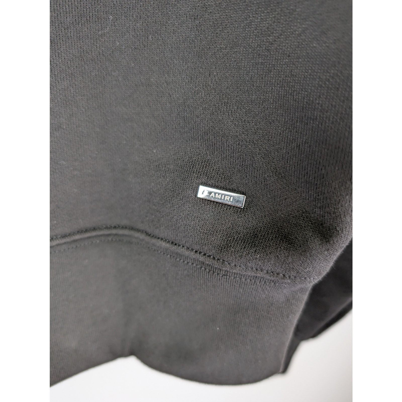 Amiri o1rshd1 Q:2 / Applique Logo Hoodie in Black Size US S / EU 44-46 / 1 - 13 Thumbnail