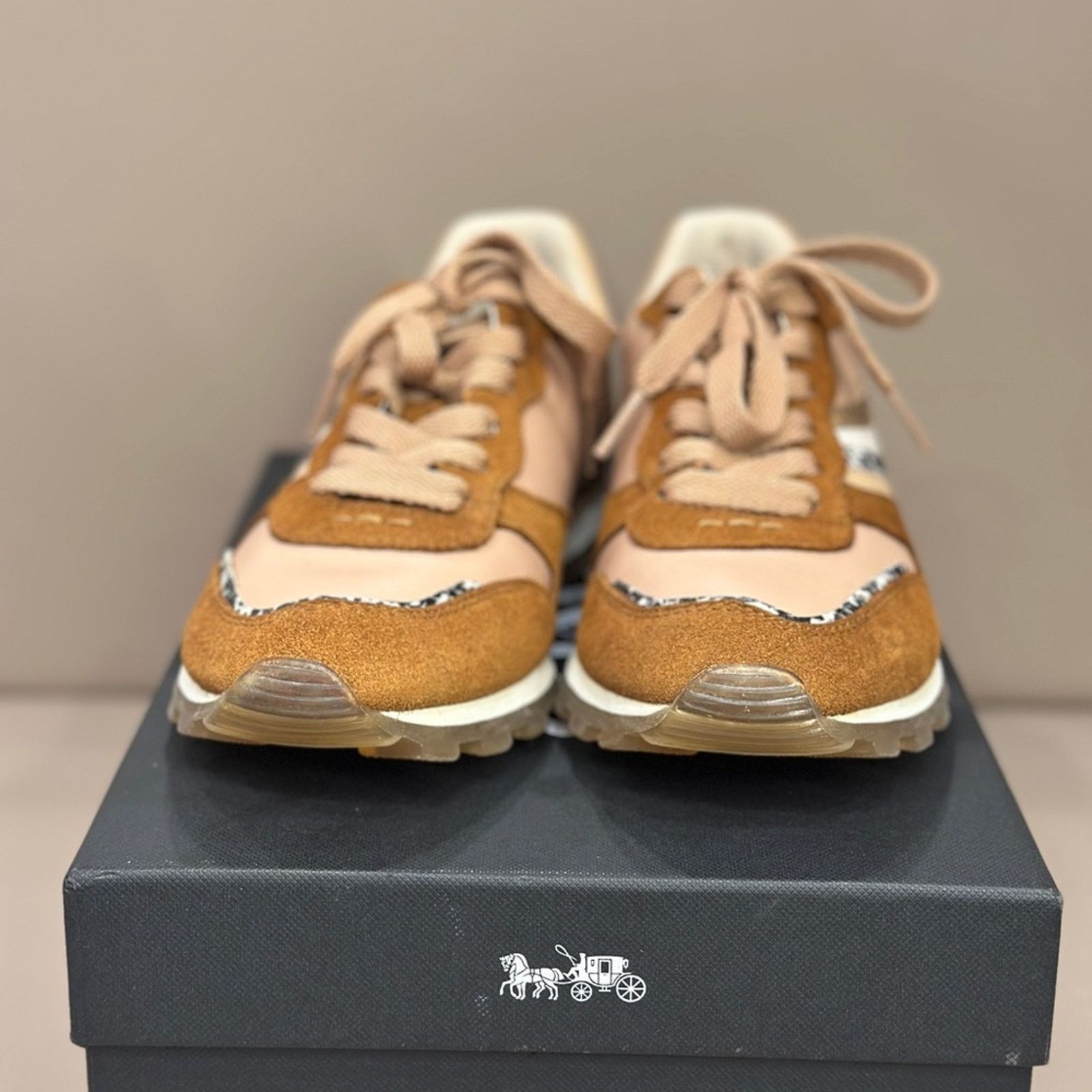 Coach Coach C118 Leather Patchwork Runner Sneakers Size US 6.5 / IT 36.5 - 5 Thumbnail