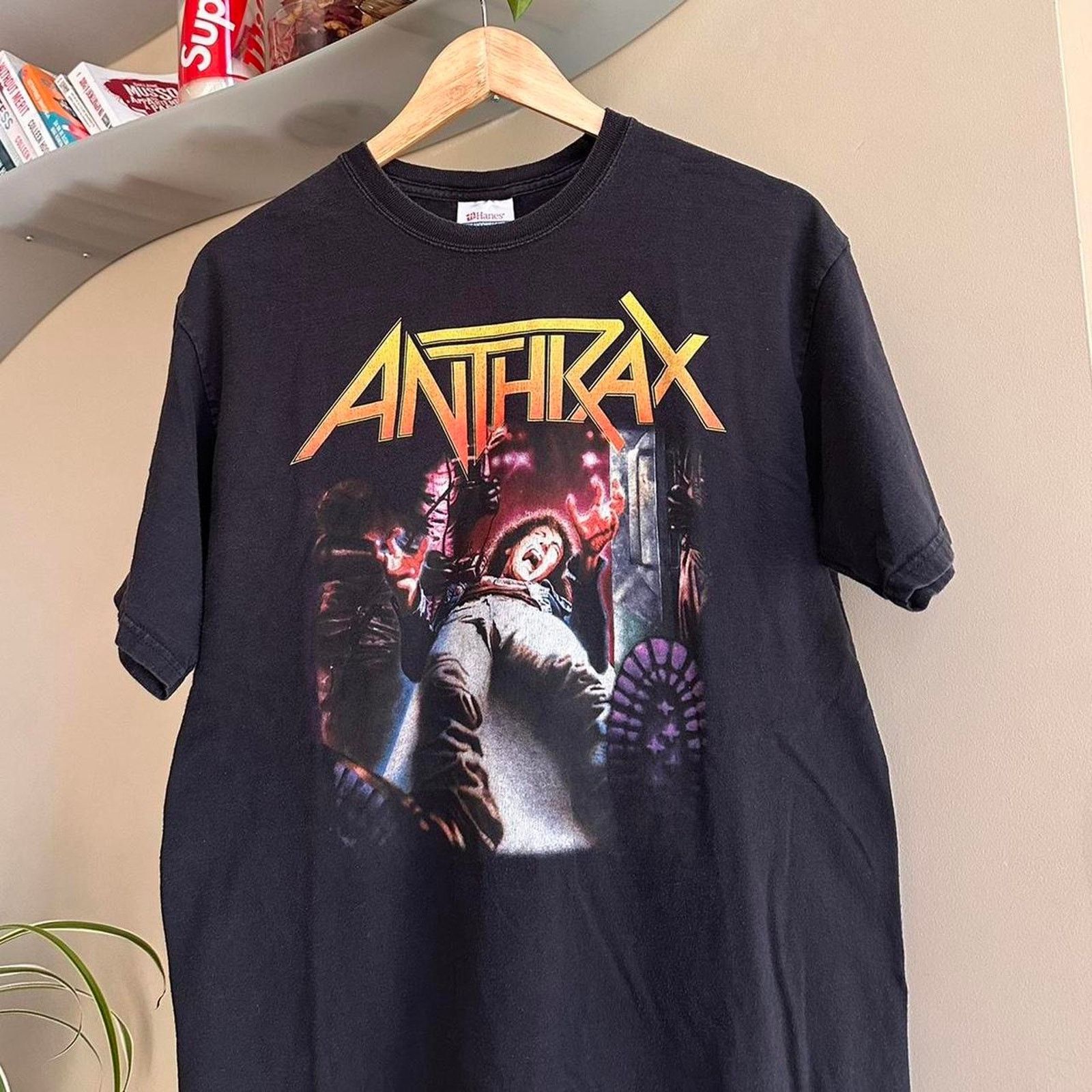 Band Tees × Vintage Vintage Y2K Anthrax Band Shirt Size US M / EU 48-50 / 2 - 2 Thumbnail