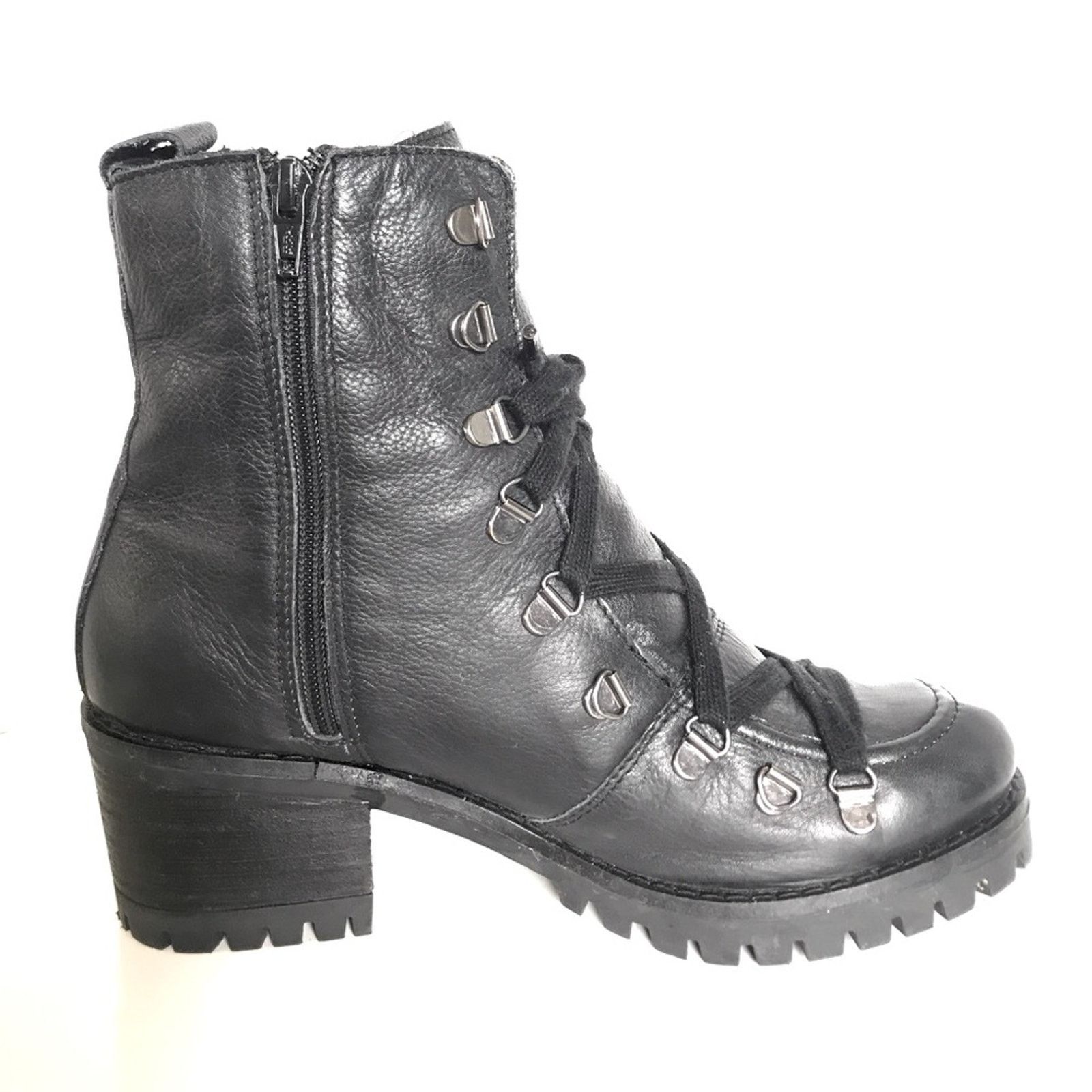 Matisse Matisse Boulder Hiker Biker Boot NEW Black Leather US 9 Size US 9 / IT 39 - 10 Thumbnail